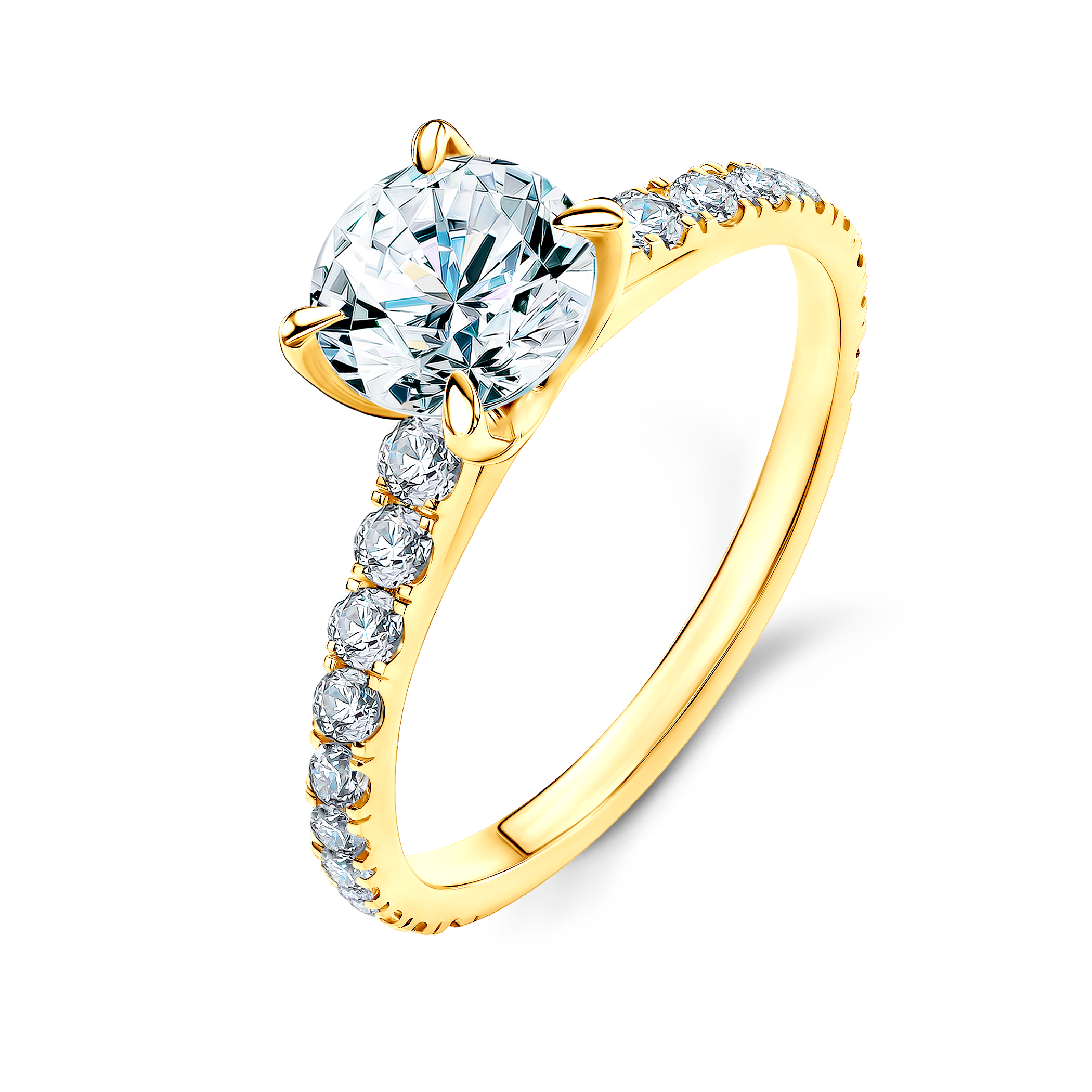 Verlobungsring Share Your Love: Gold, Labordiamant