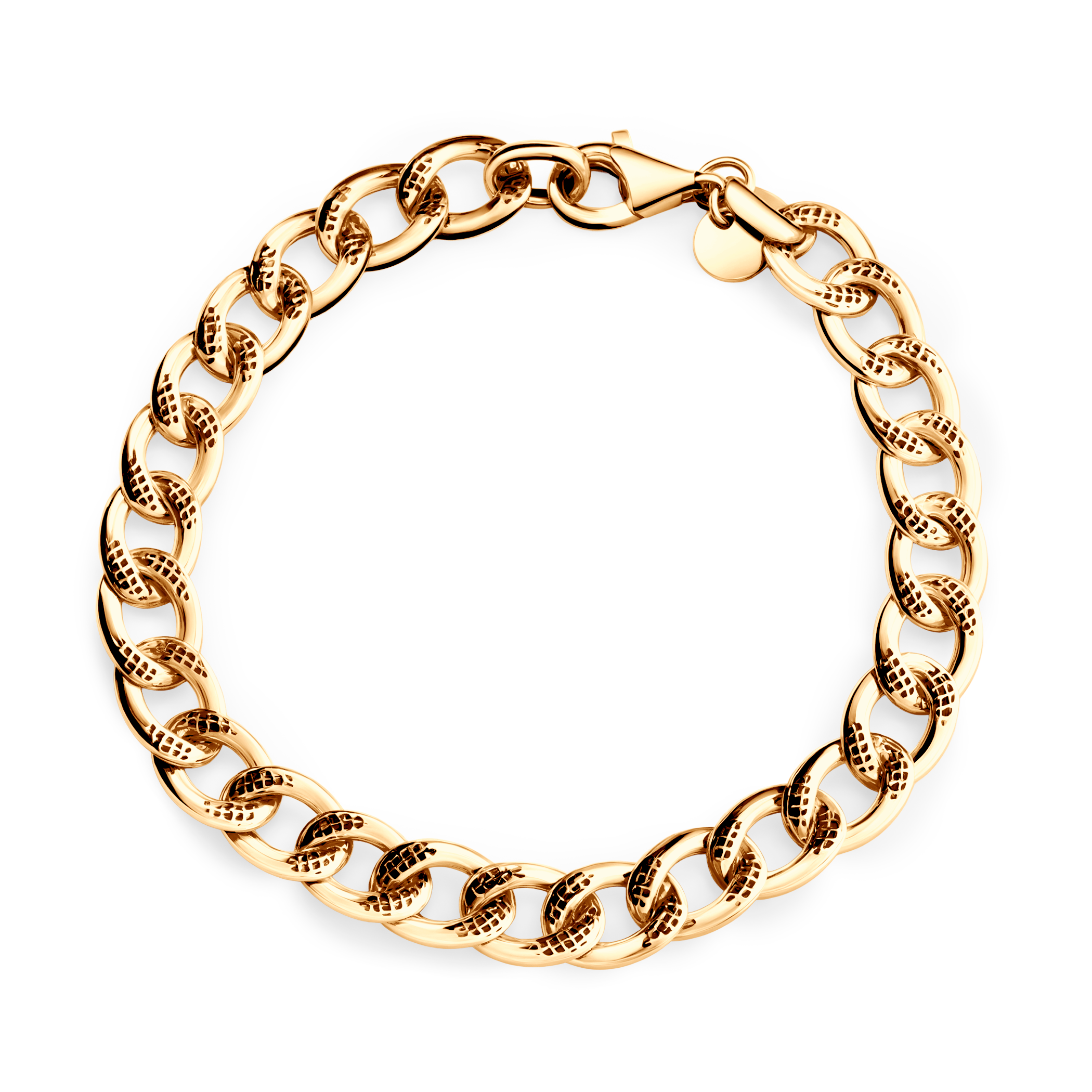 Armband Savicki 7,9 mm: Silber vergoldet