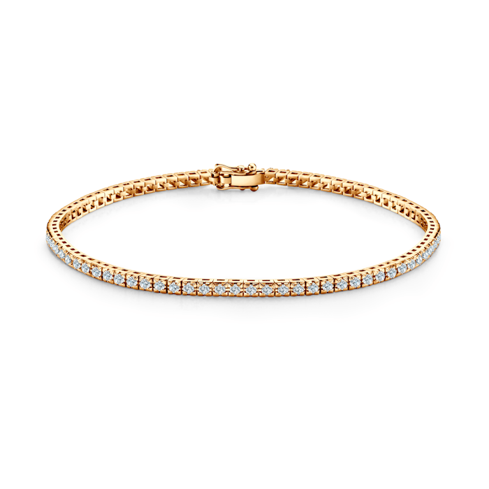Bransoletka tenisowa Share Your Love 1,9mm: złoto, diamenty