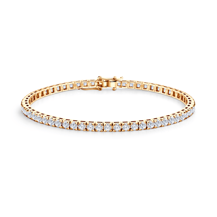 Bransoletka tenisowa Share Your Love 3,0mm: złoto, diamenty laboratoryjne