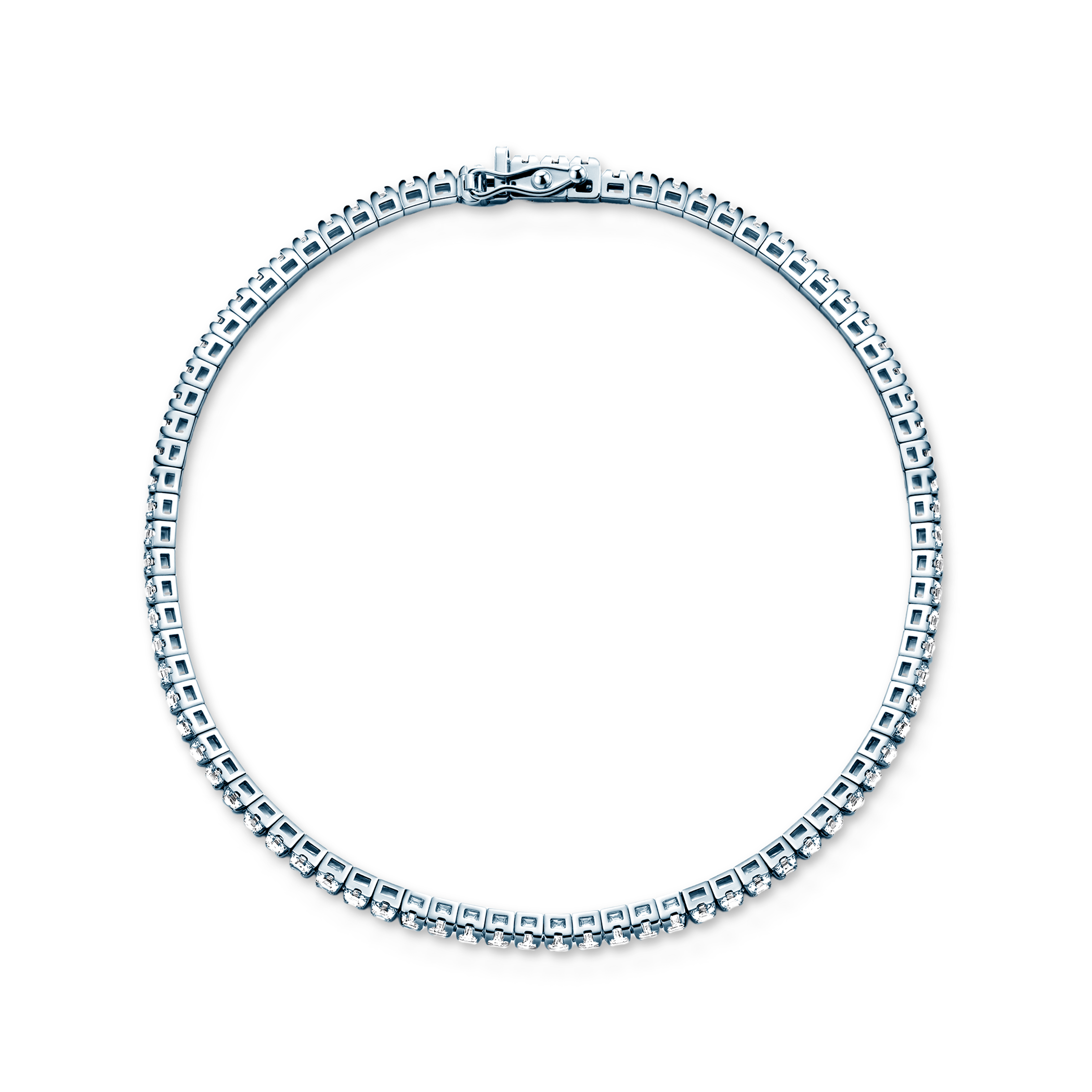 Tennisarmband Share Your Love 3,0 mm: Weißgold, Diamanten