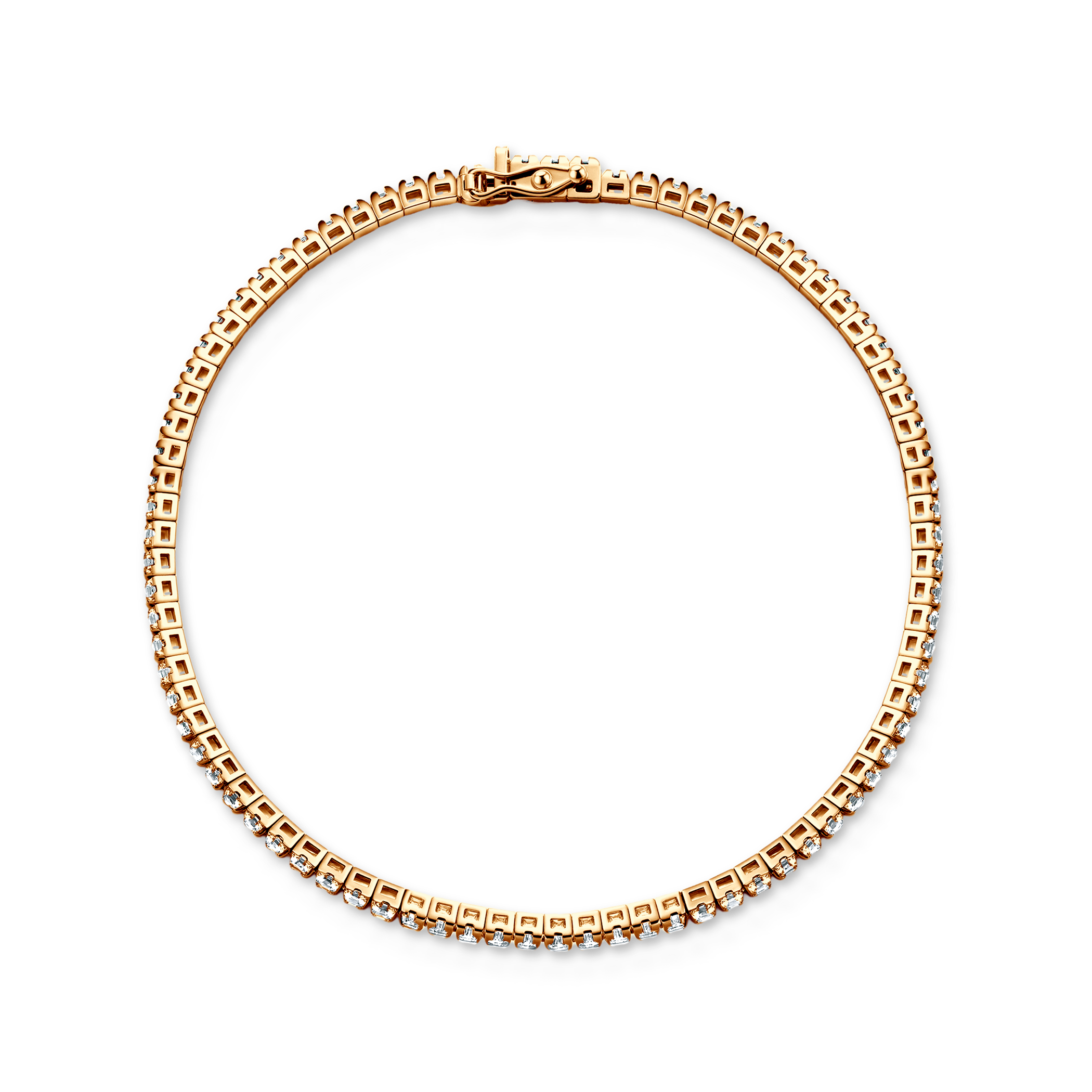 Tennisarmband Share Your Love 3,0 mm: Gold, Diamanten
