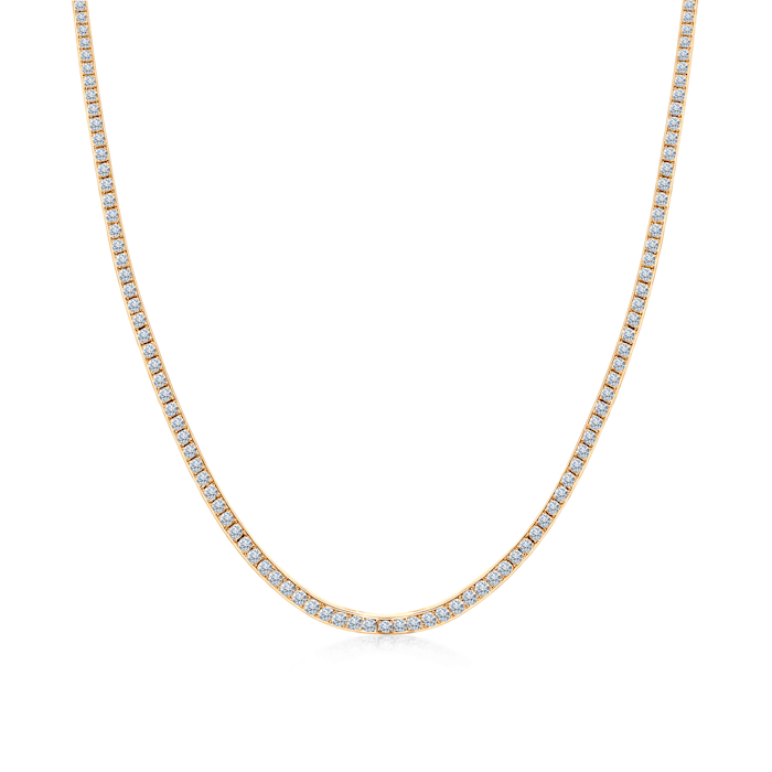 Naszyjnik tenisowy Share Your Love 2,5mm: złoto, diamenty