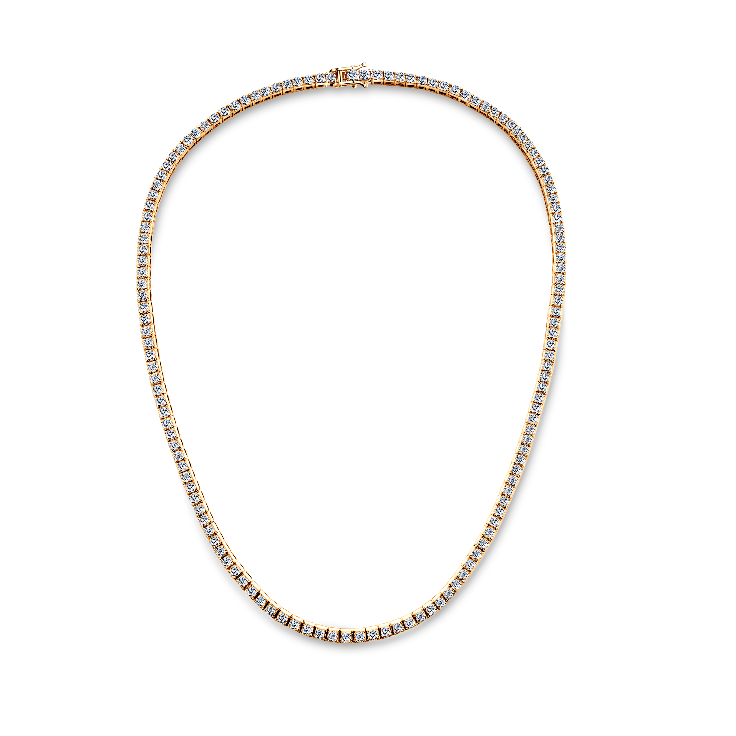 Tenniskette Share Your Love 3,0 mm: Gold, Labordiamanten