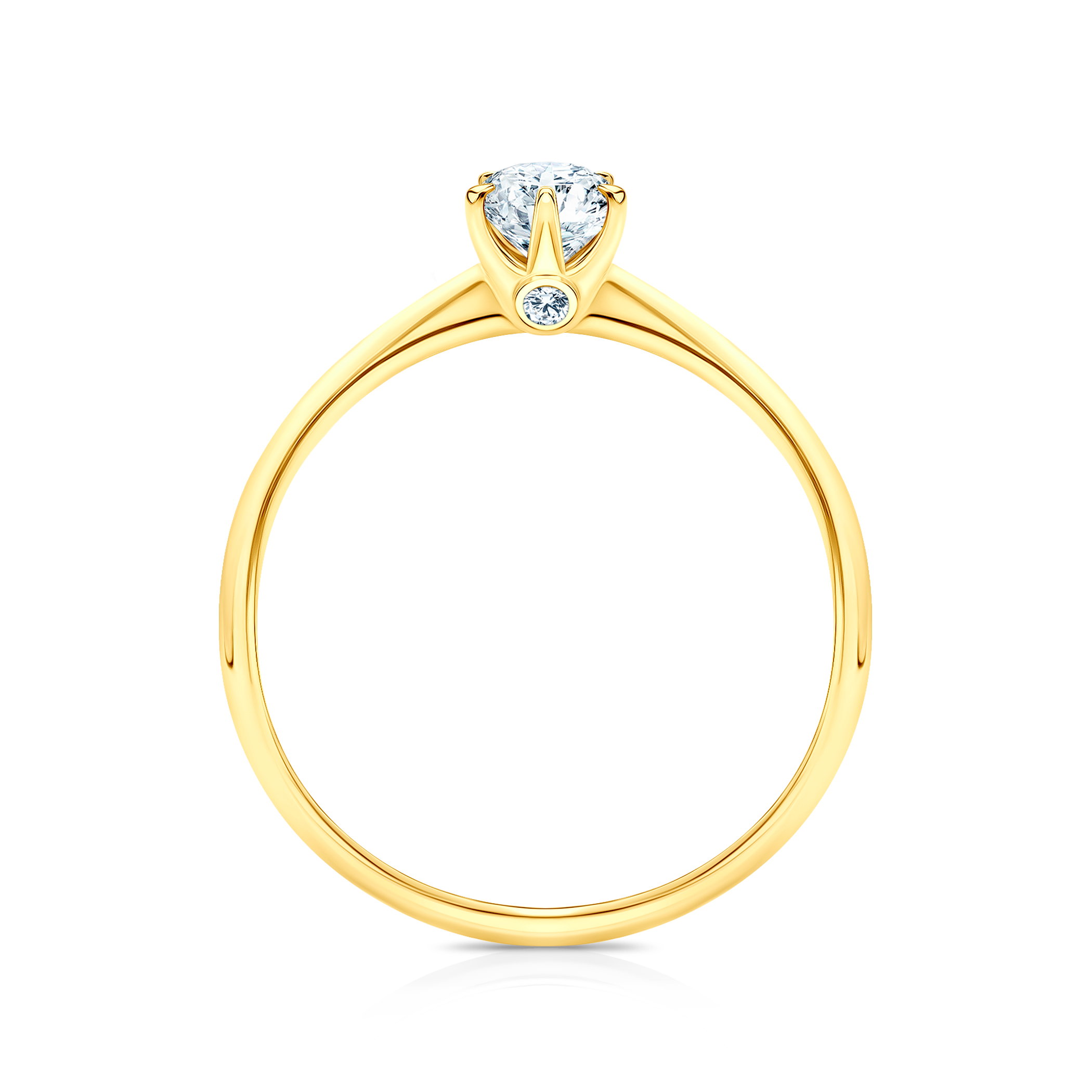Verlobungsring The Journey: Gold, Diamant