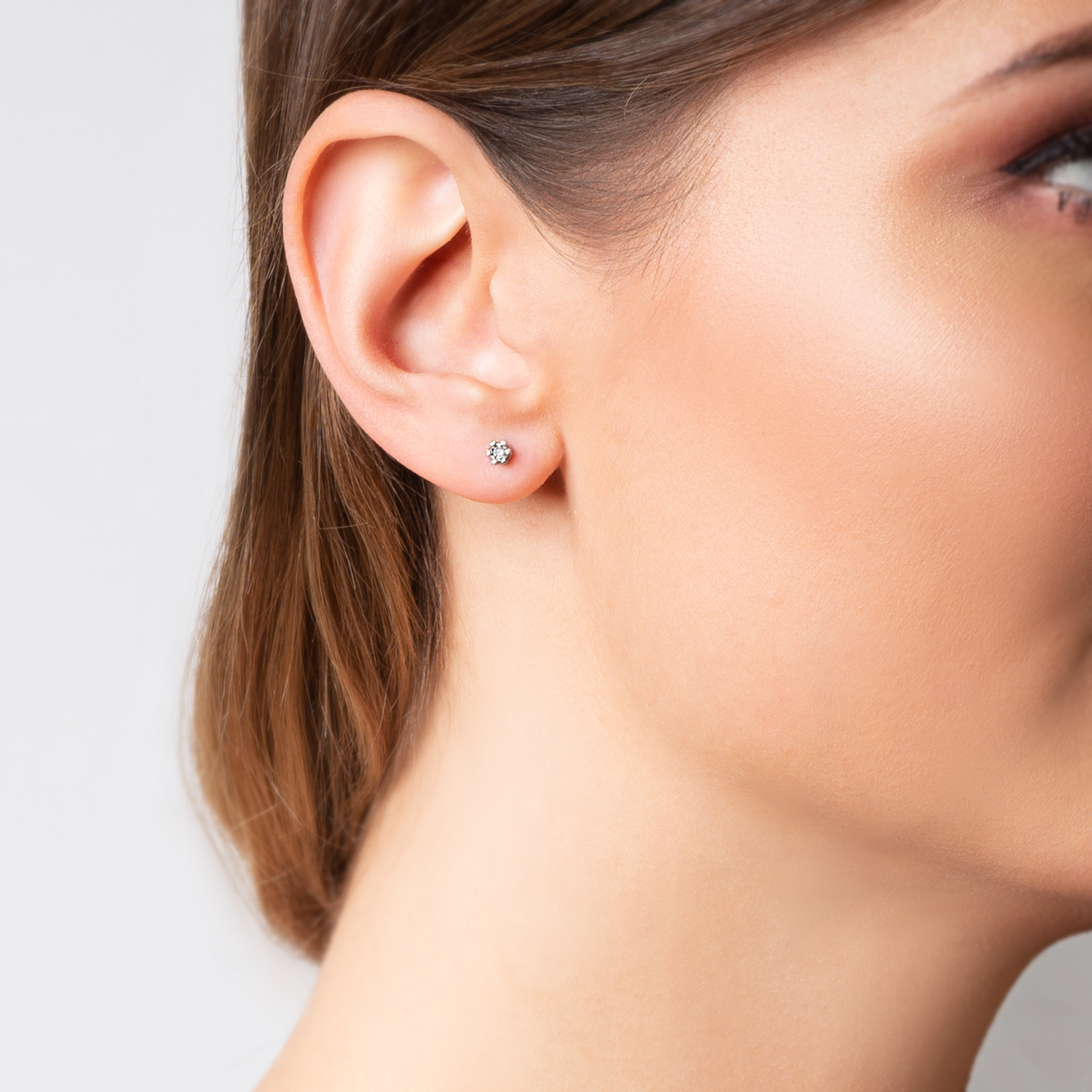 Kolczyki Savicki: złote, diamenty - 6