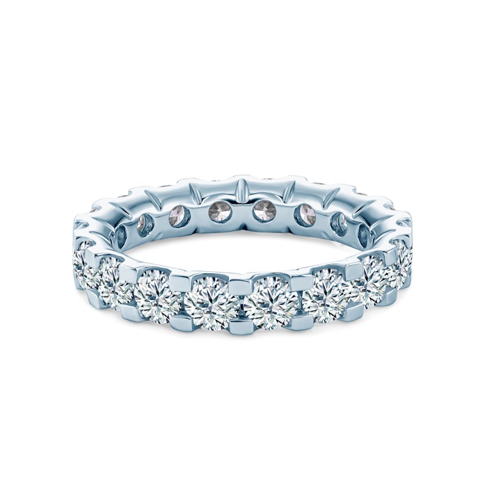 Pierścionek zaręczynowy SAVICKI: dwukolorowe złoto, diamenty laboratoryjne