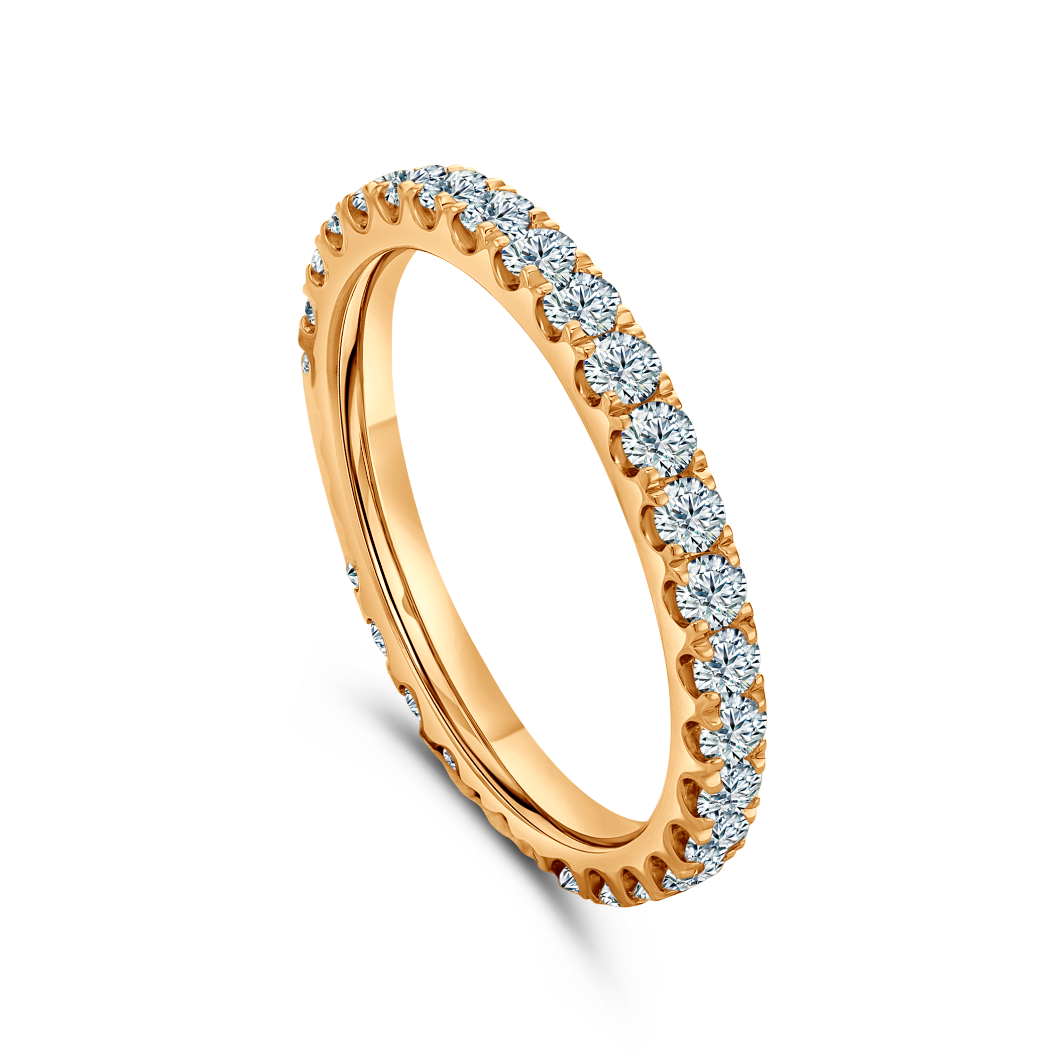 Pierścionek zaręczynowy SAVICKI: złoty, diamenty laboratoryjne