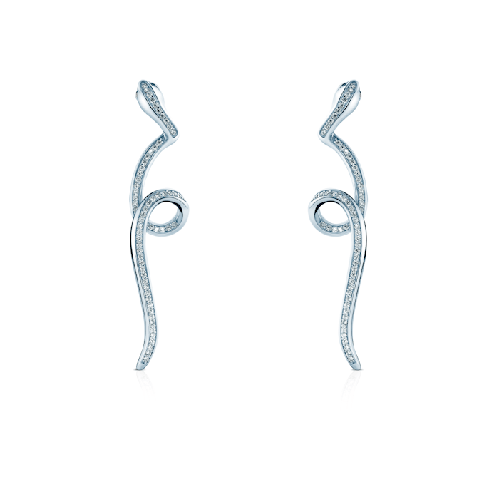 Kolczyki Serpentéa, srebrne