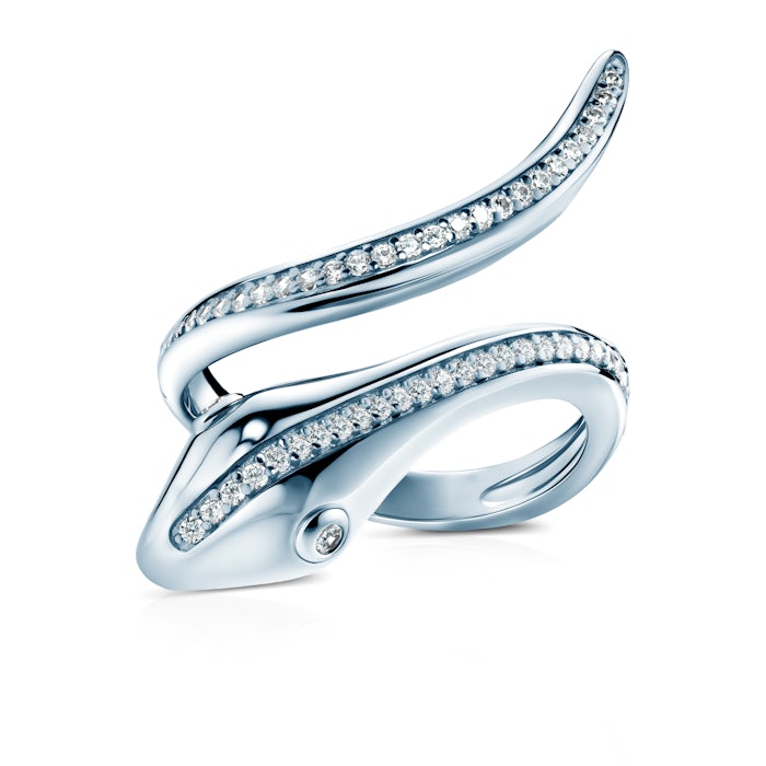 Pierścionek Serpentéa, srebrny