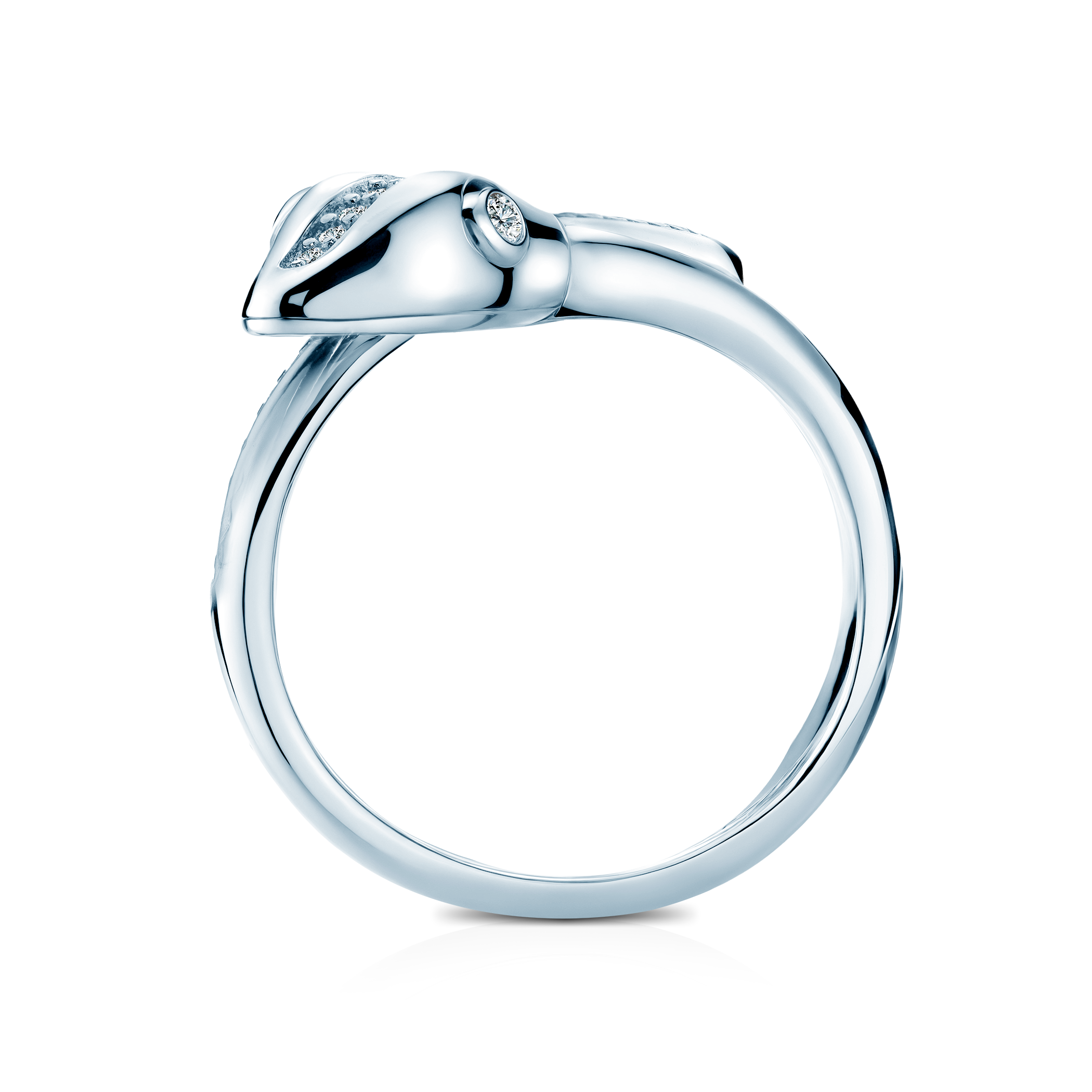 Ring Serpentéa, silbern