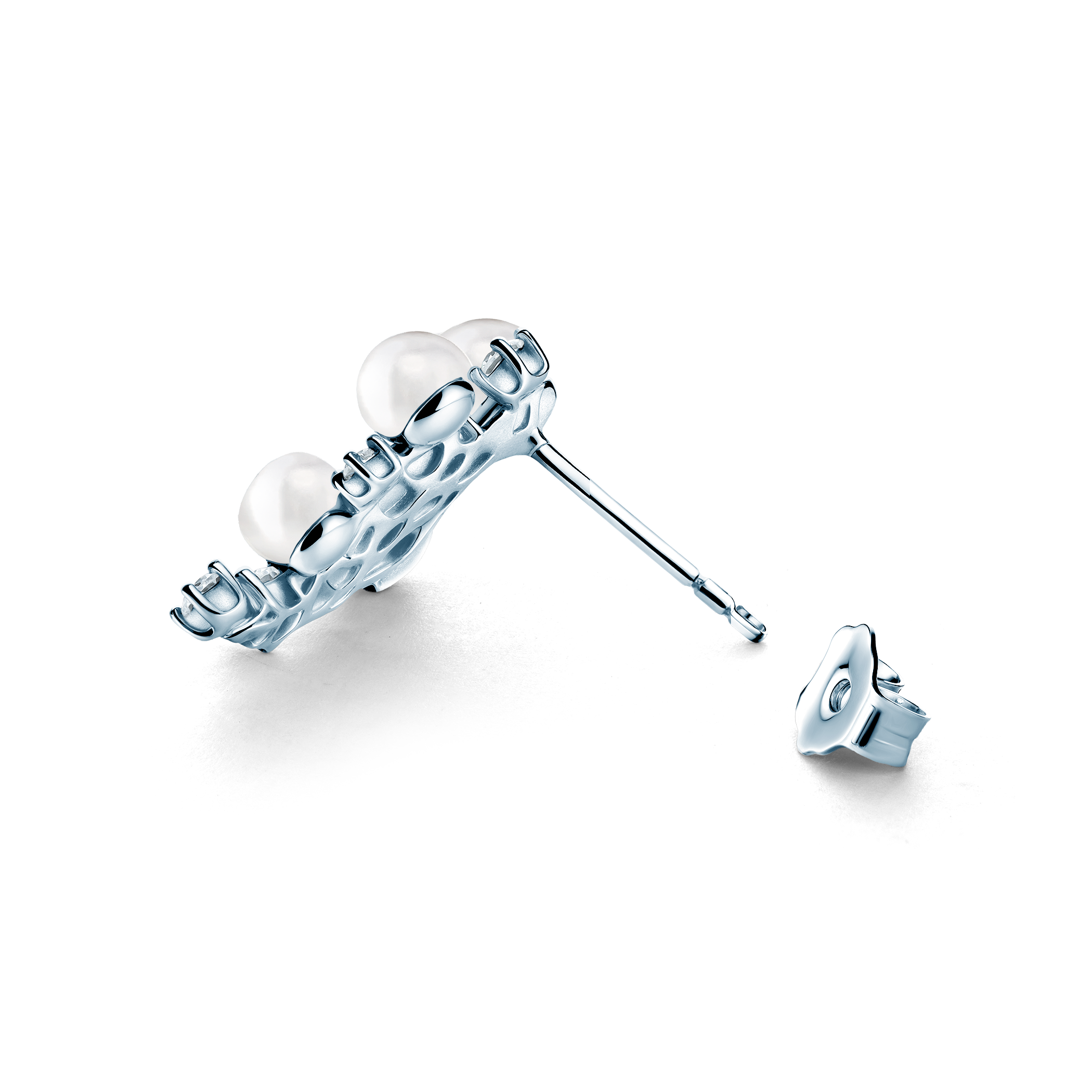 Ohrringe Eterniàle, silbern, Zirkonia - 5