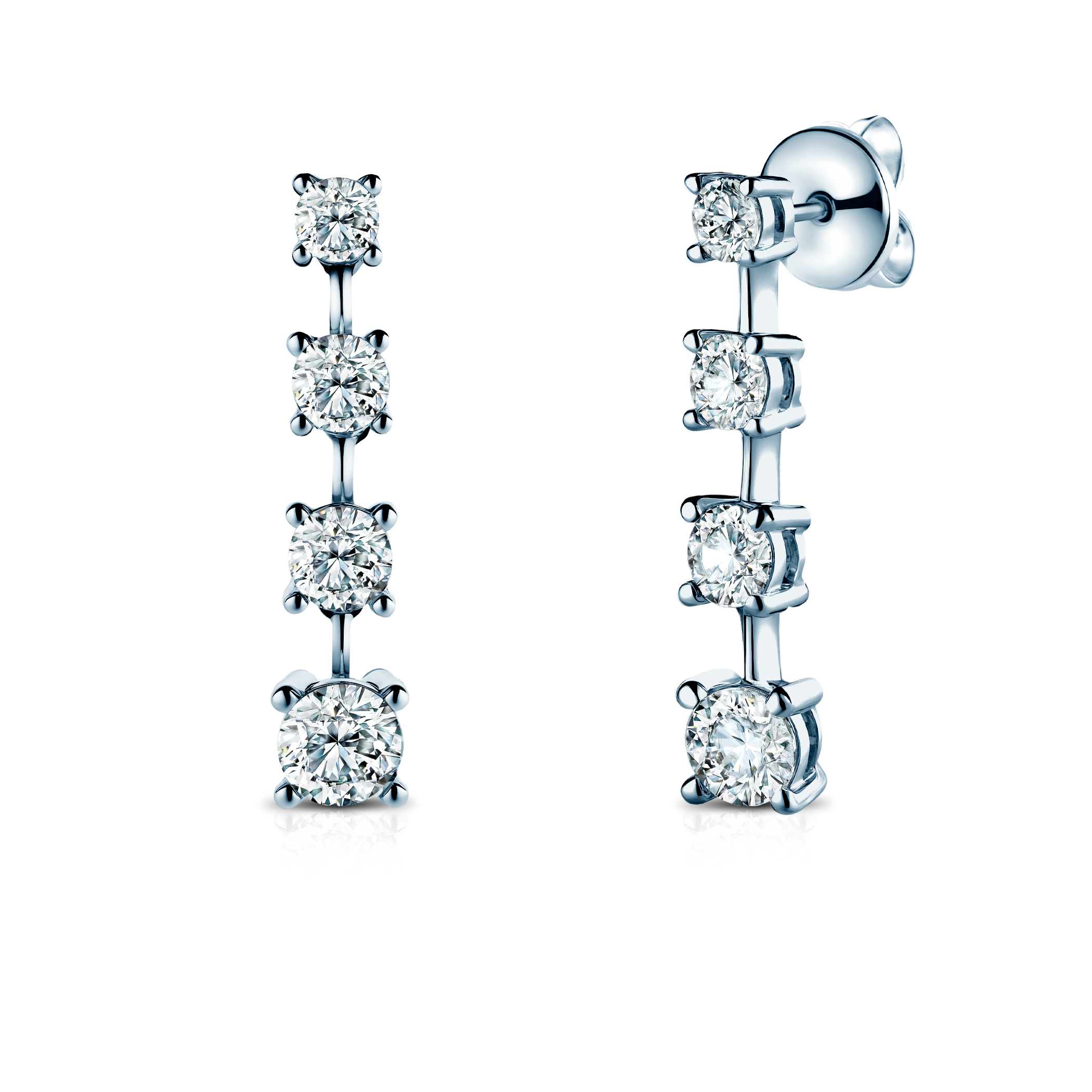 Ohrringe Eterniàle, silbern, Zirkonia - 3