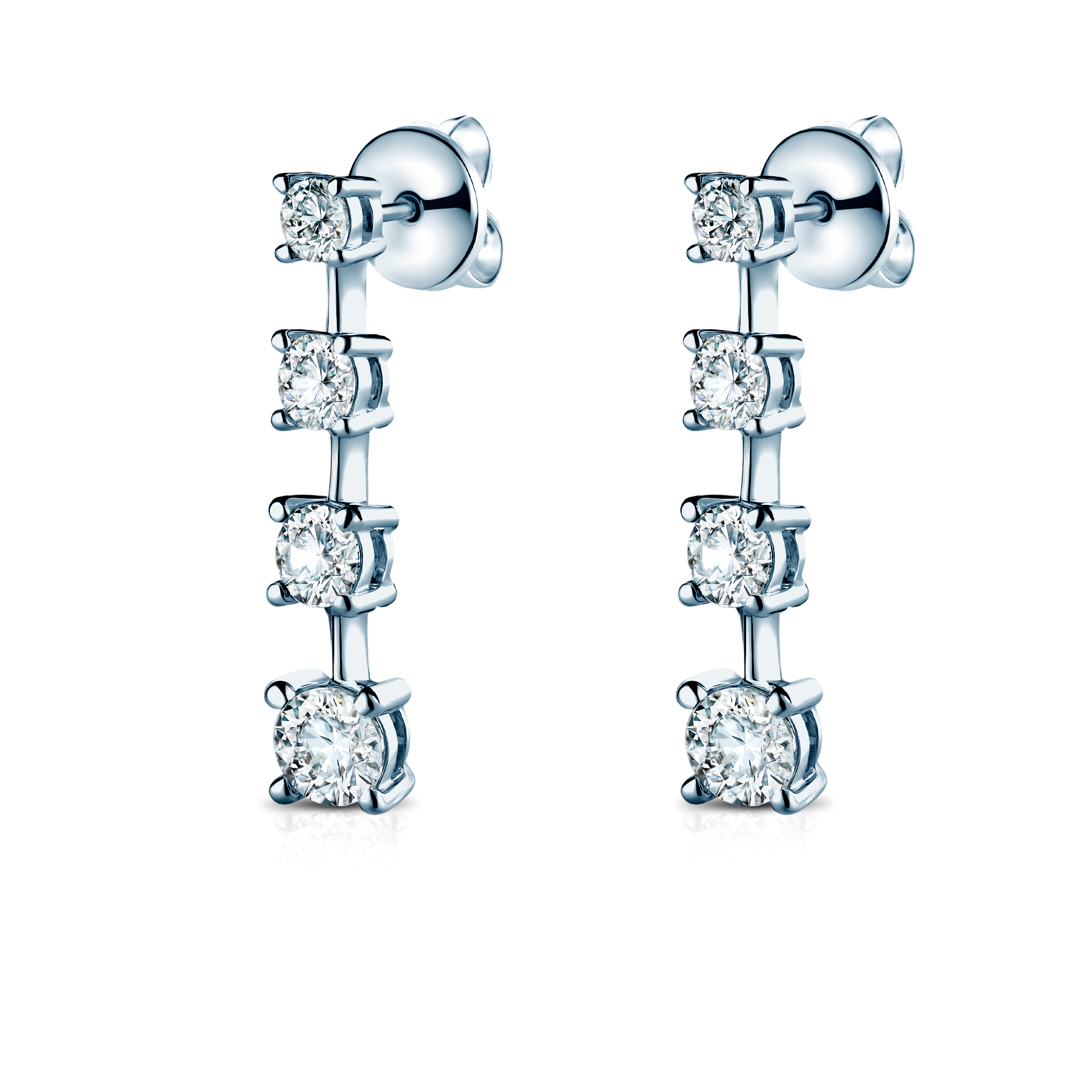 Ohrringe Eterniàle, silbern, Zirkonia