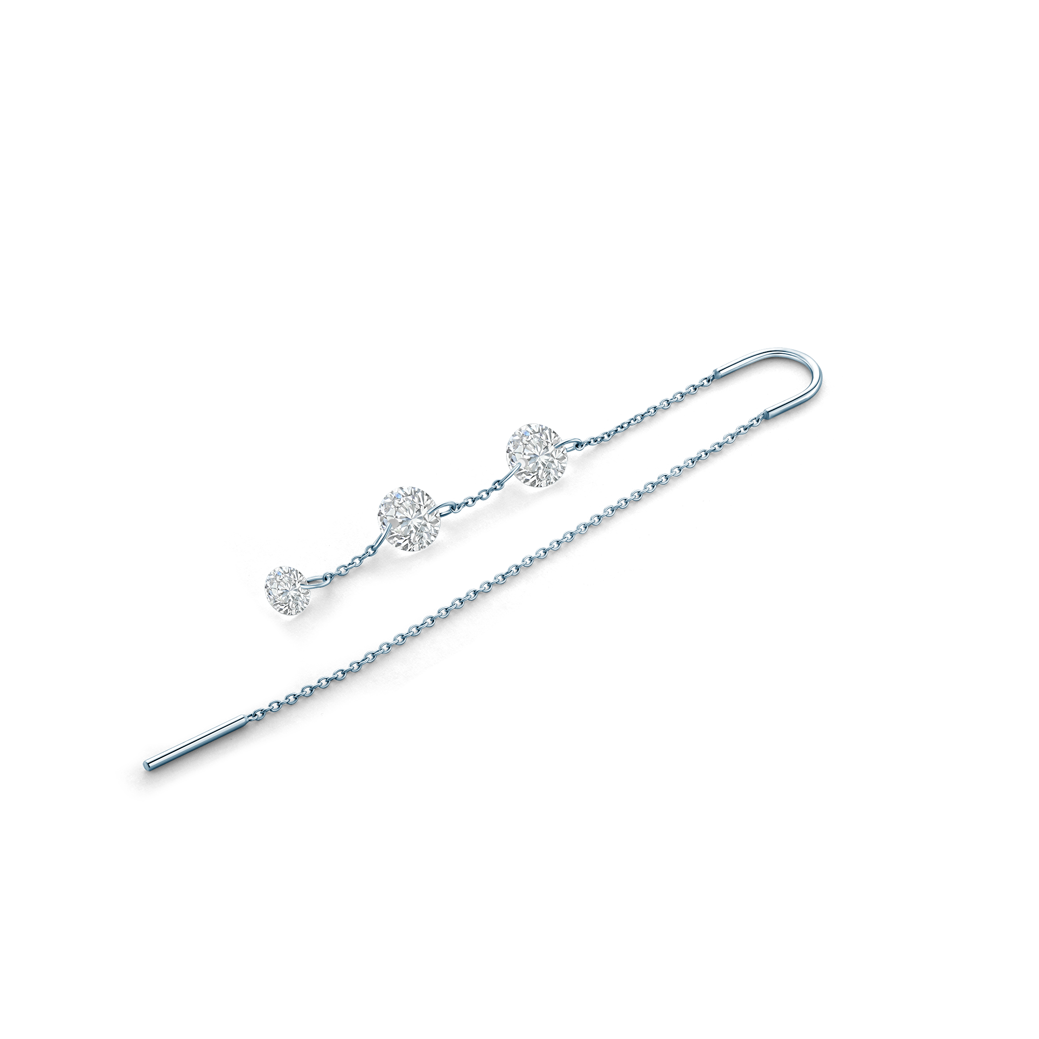 Kolczyki Eterniàle, srebrne, cyrkonie - 3