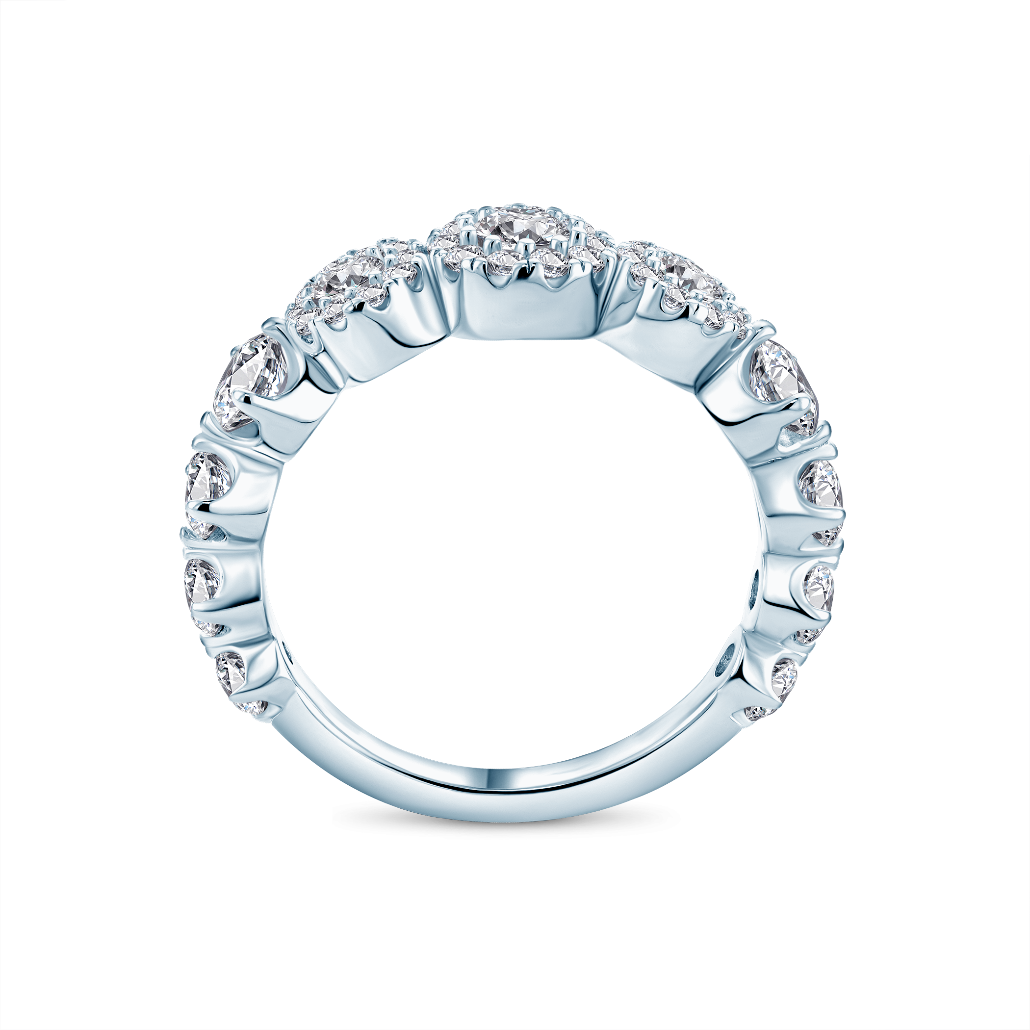 Pierścionek Eterniàle, srebrny, cyrkonie - 3