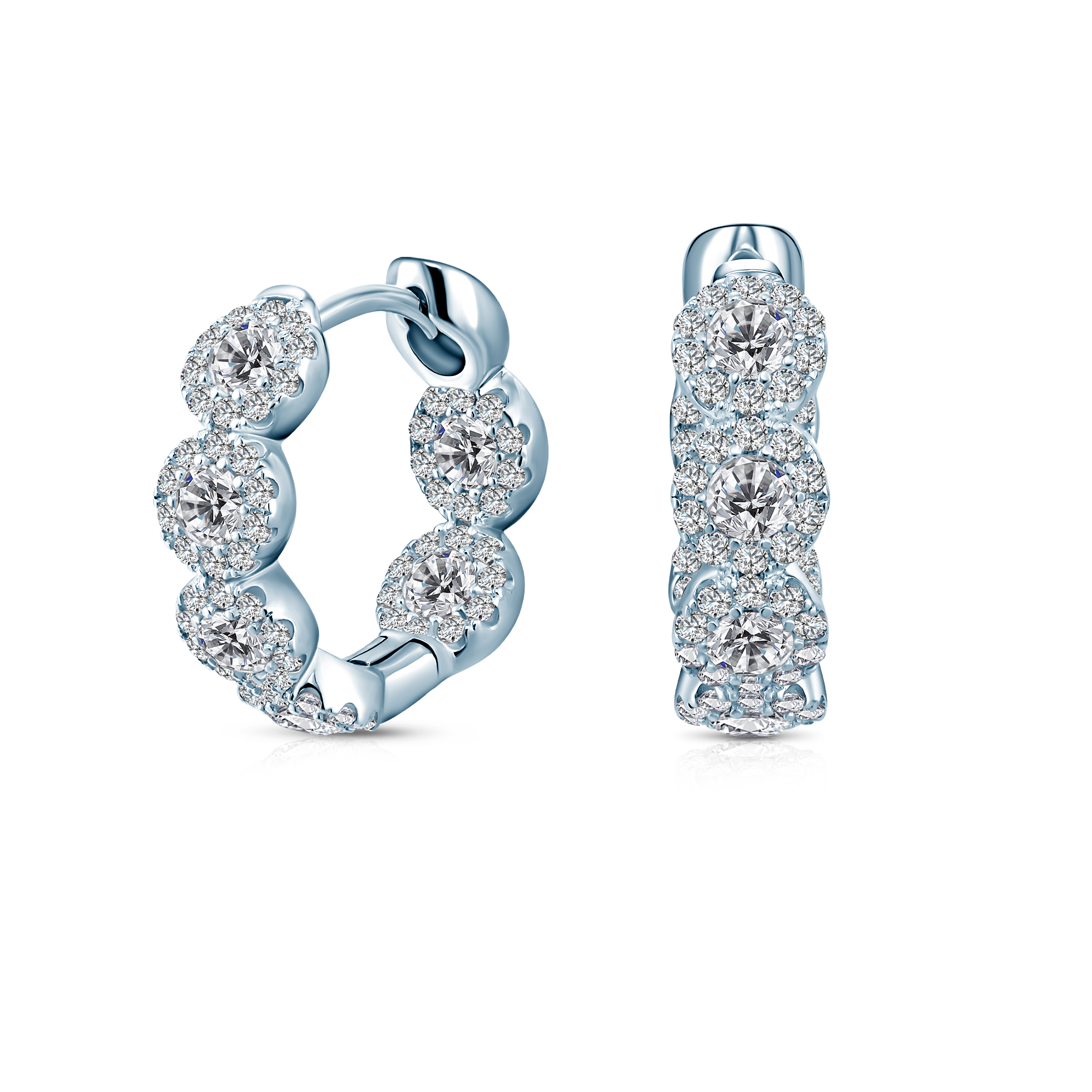 Ohrringe Eterniàle, silbern, Zirkonia - 3