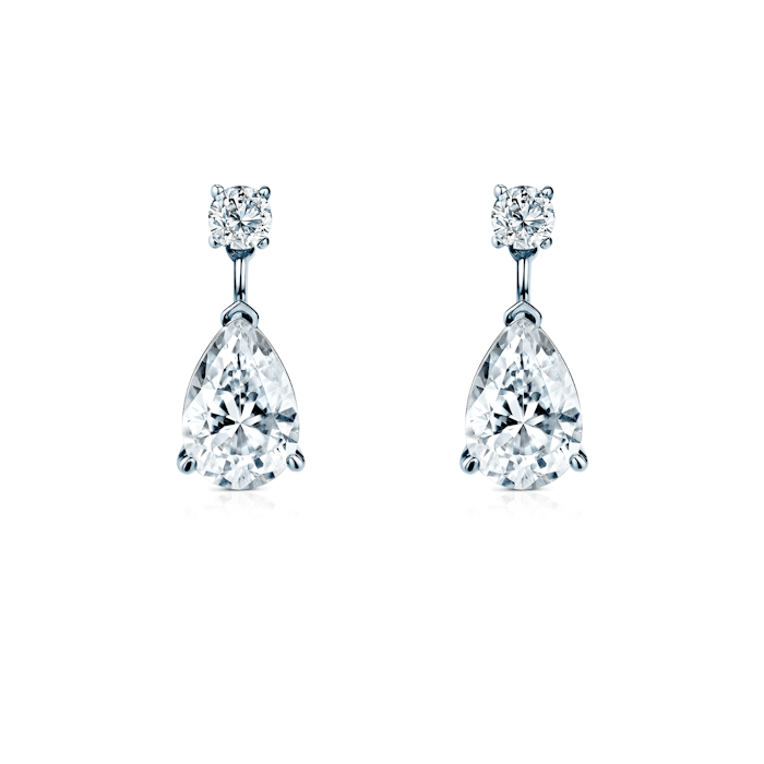 Kolczyki Eterniàle, srebrne, cyrkonie