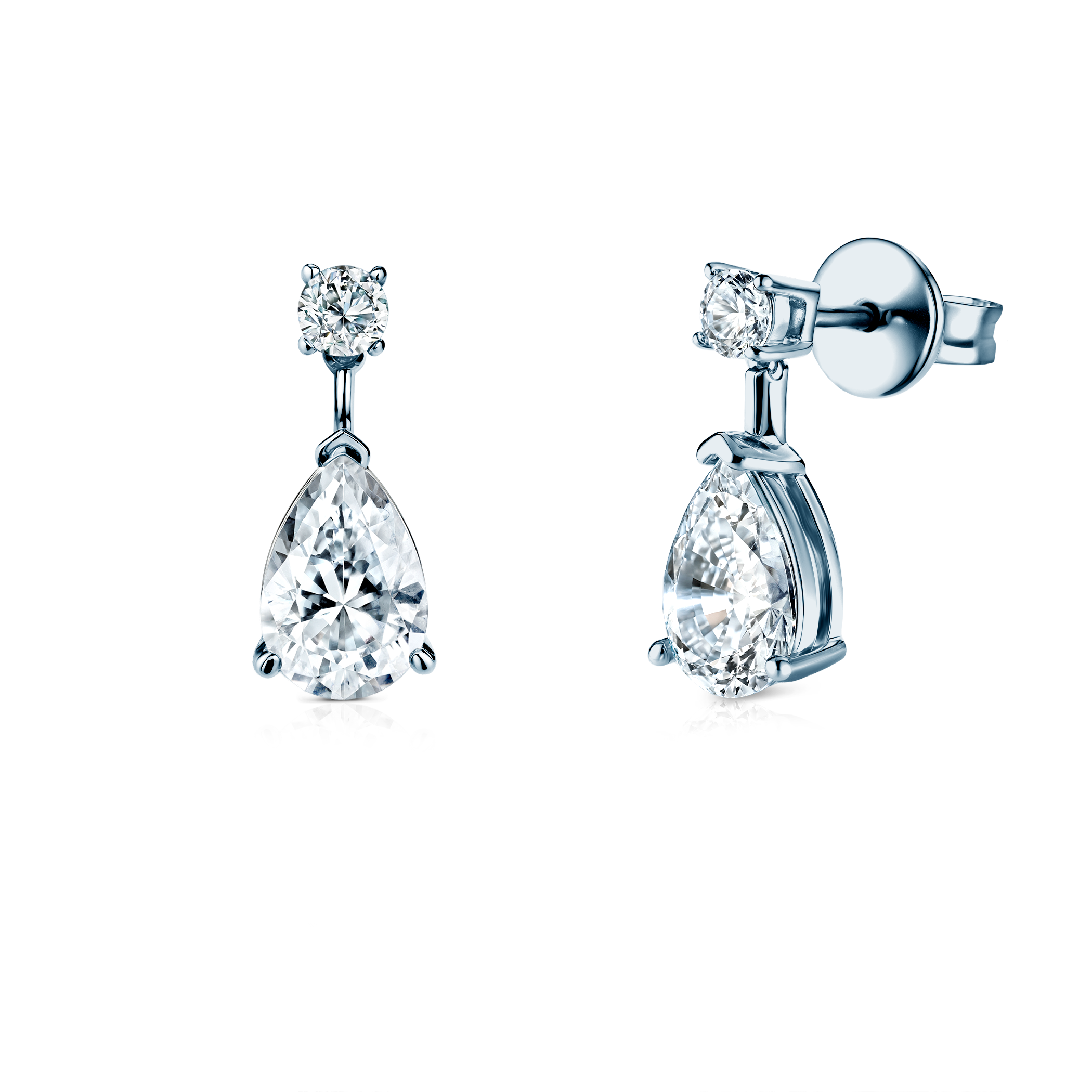 Ohrringe Eterniàle, silbern, Zirkonia - 3