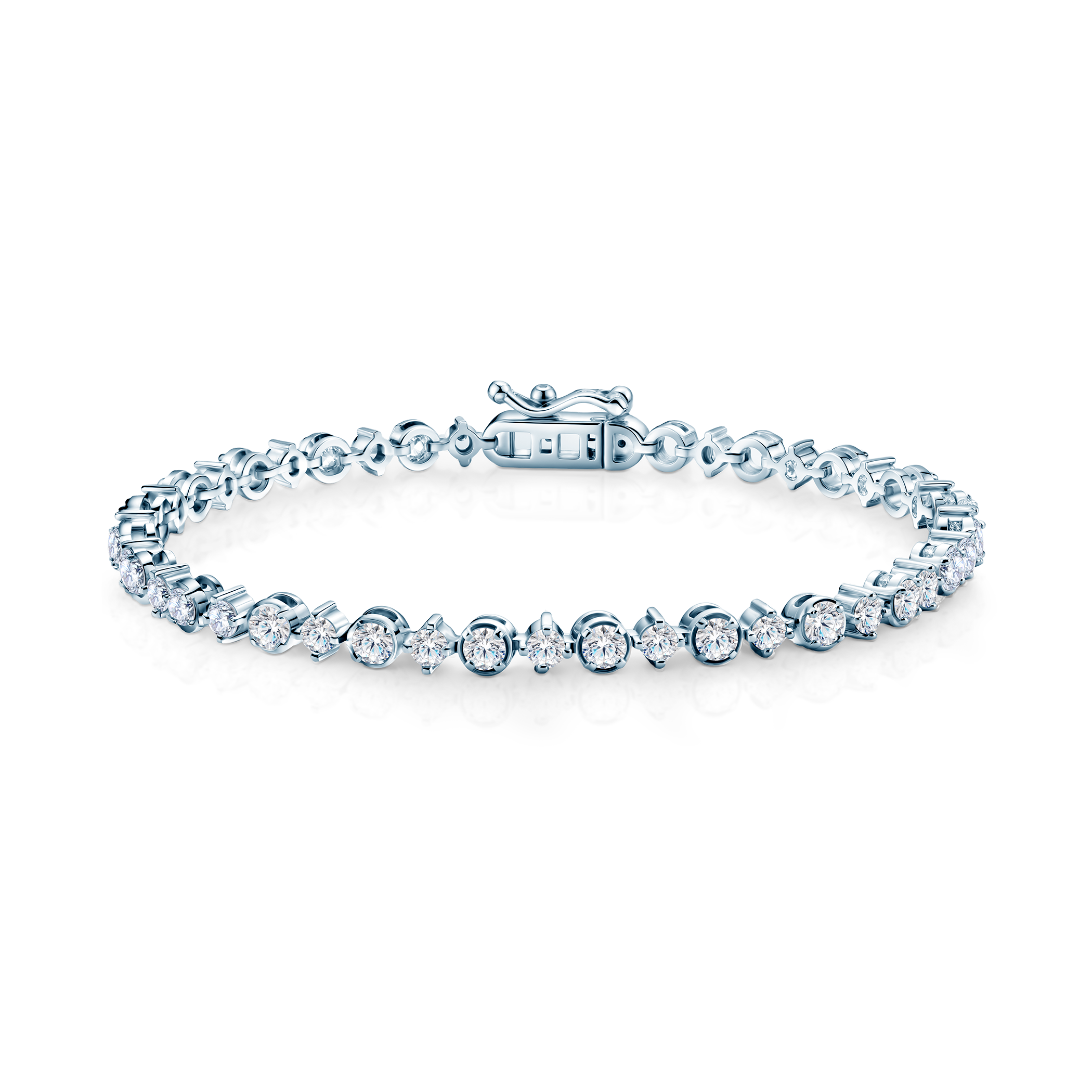 Bransoletka Eterniàle, srebrna, cyrkonie