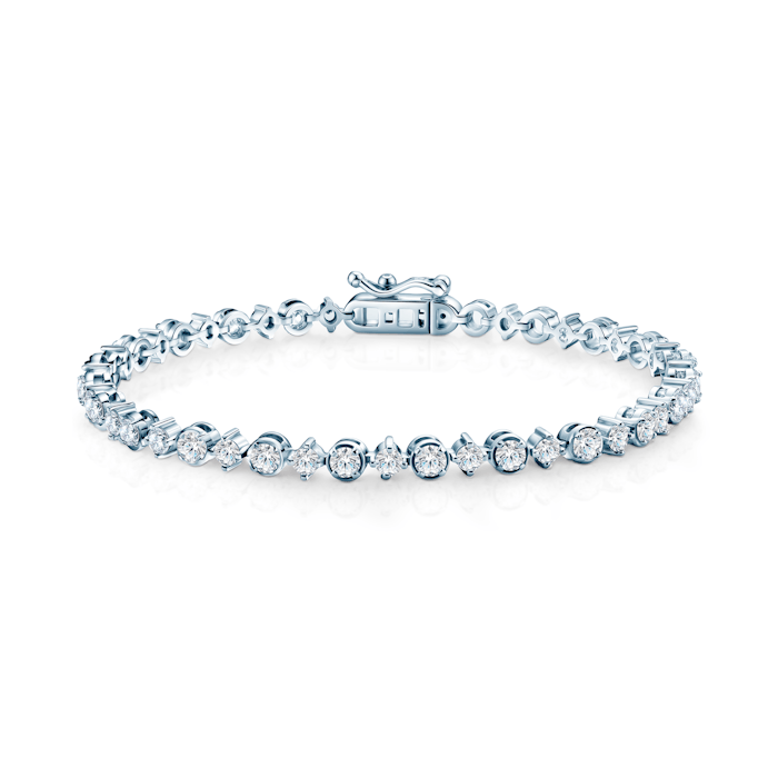 Bransoletka Eterniàle, srebrna, cyrkonie