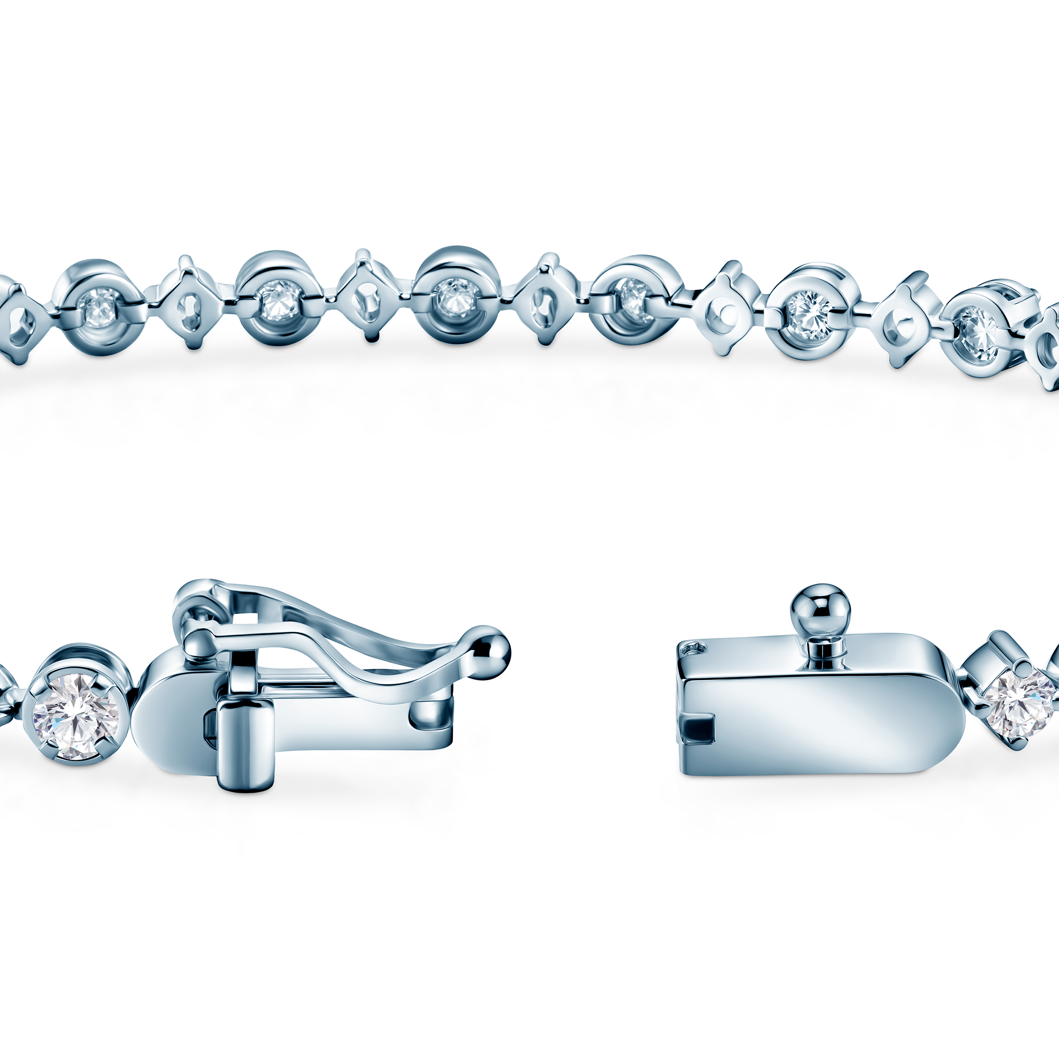 Armband Eterniàle, silbern, Zirkonia