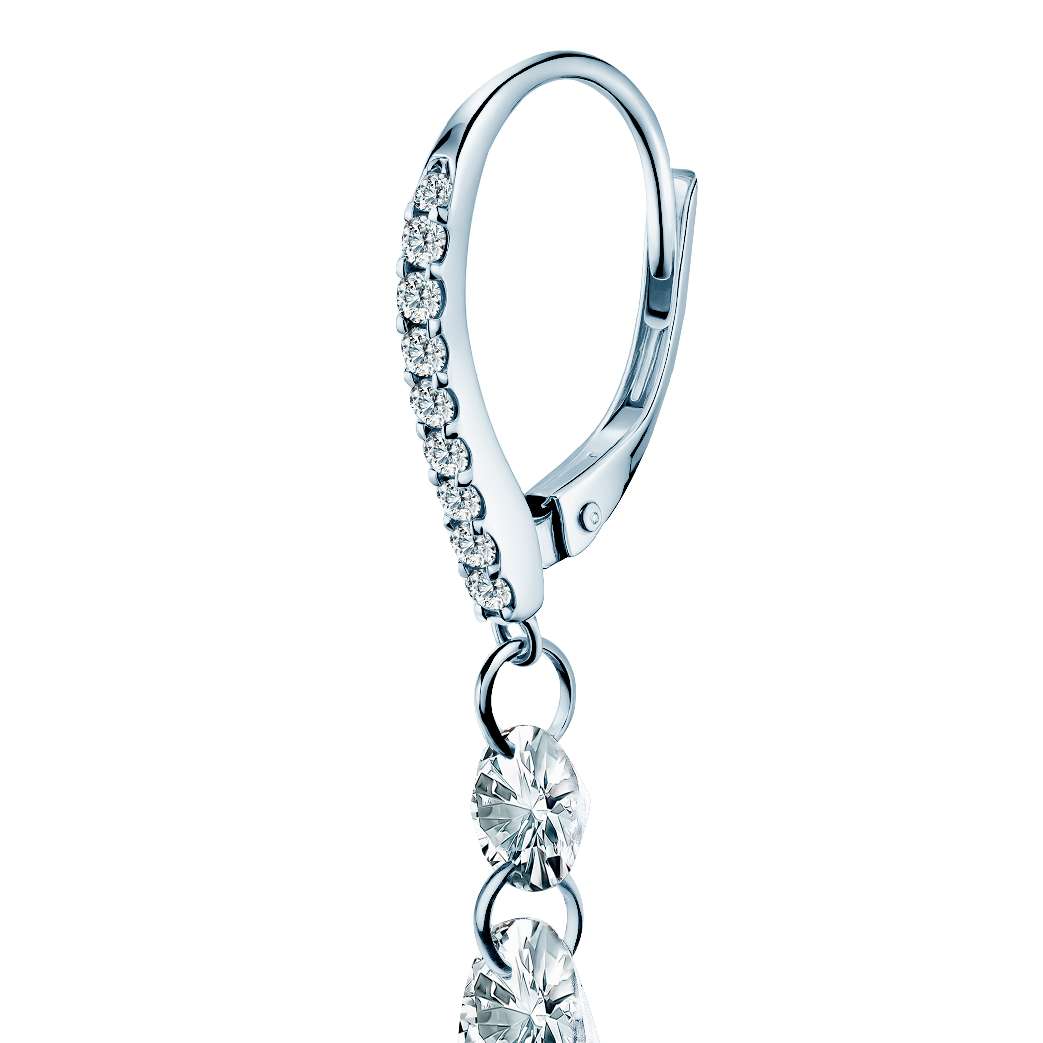 Ohrringe Eterniàle, silbern, Zirkonia - 5