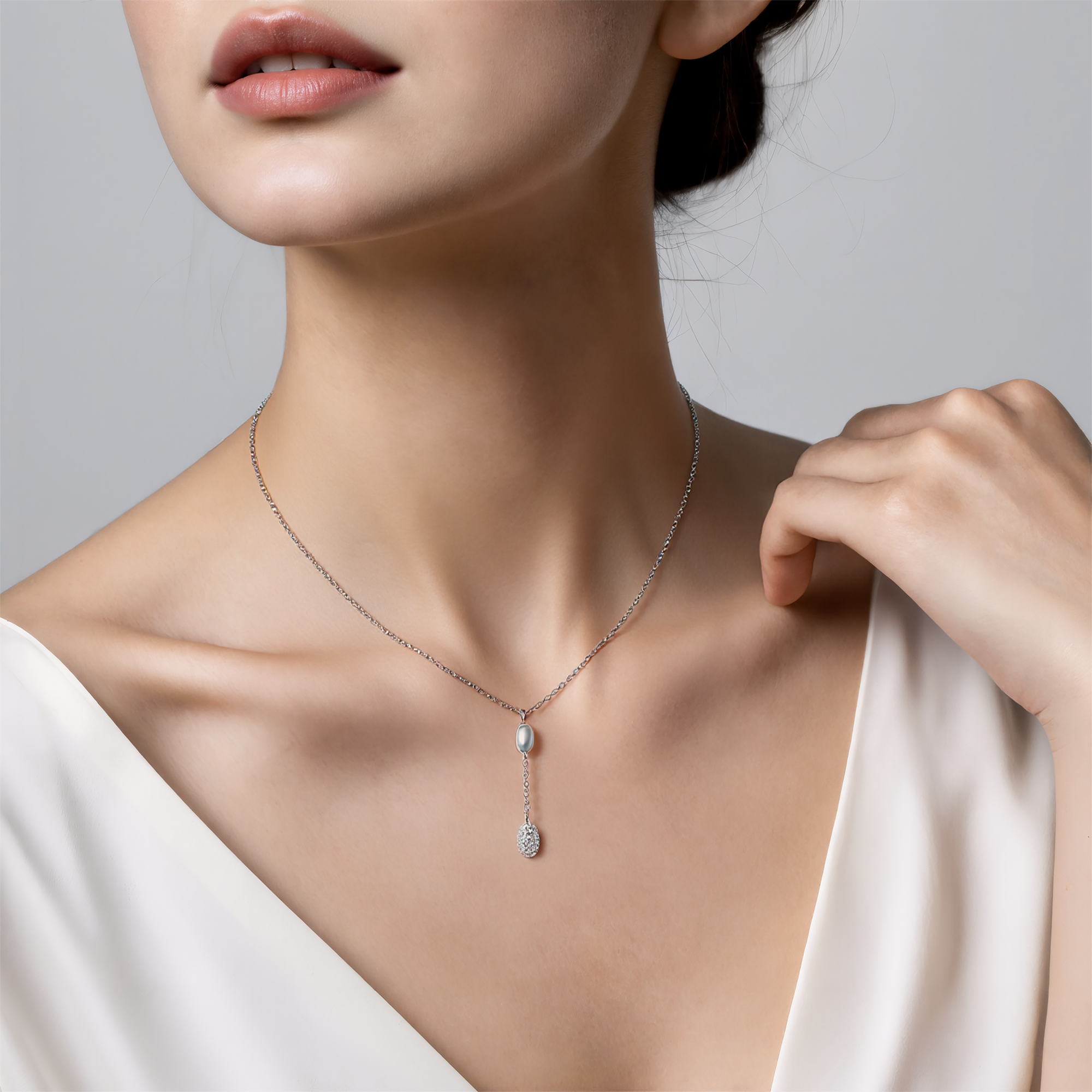 Halskette Eterniàle, Silber, Zirkonia