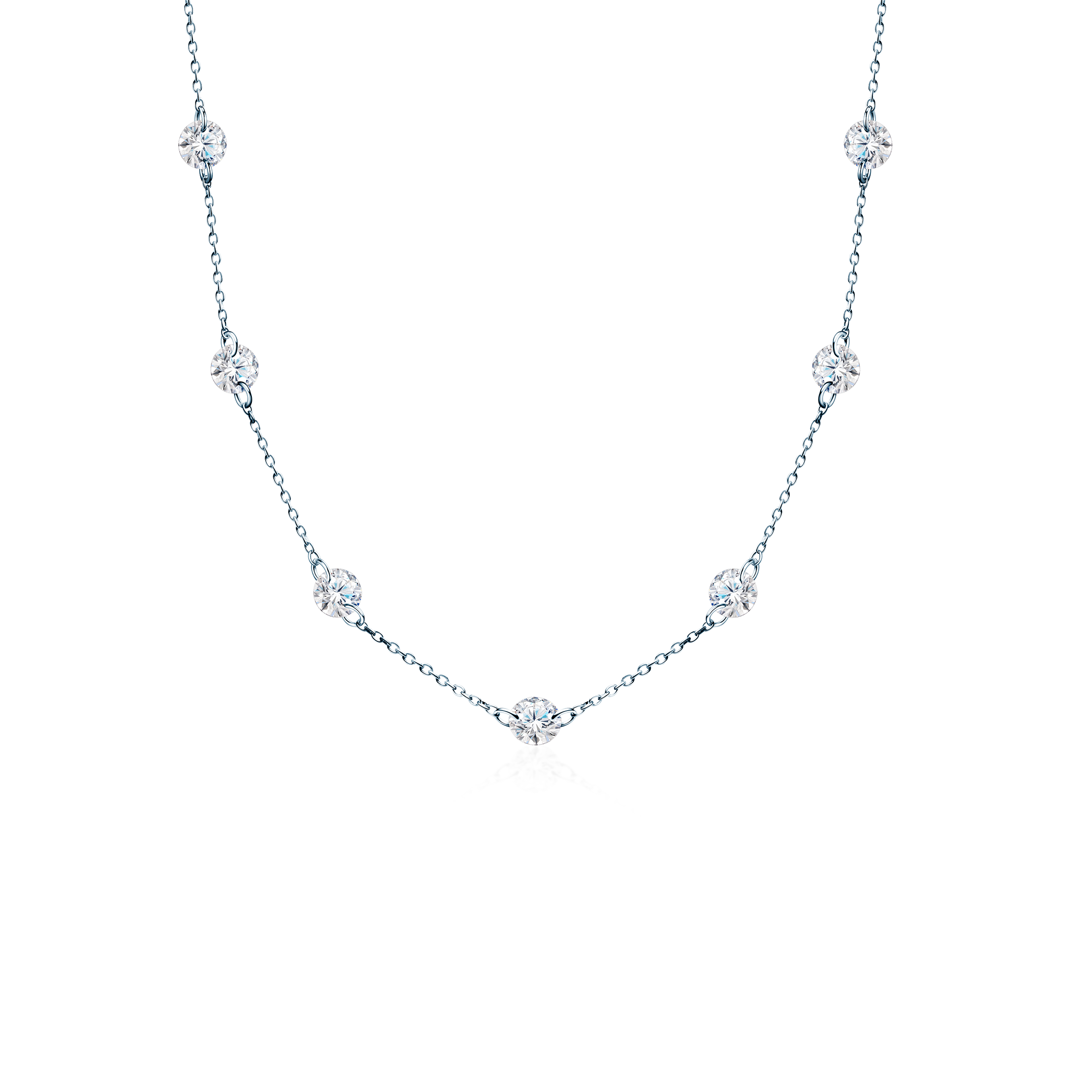 Náhrdelník Eterniàle: striebro, zirkóny