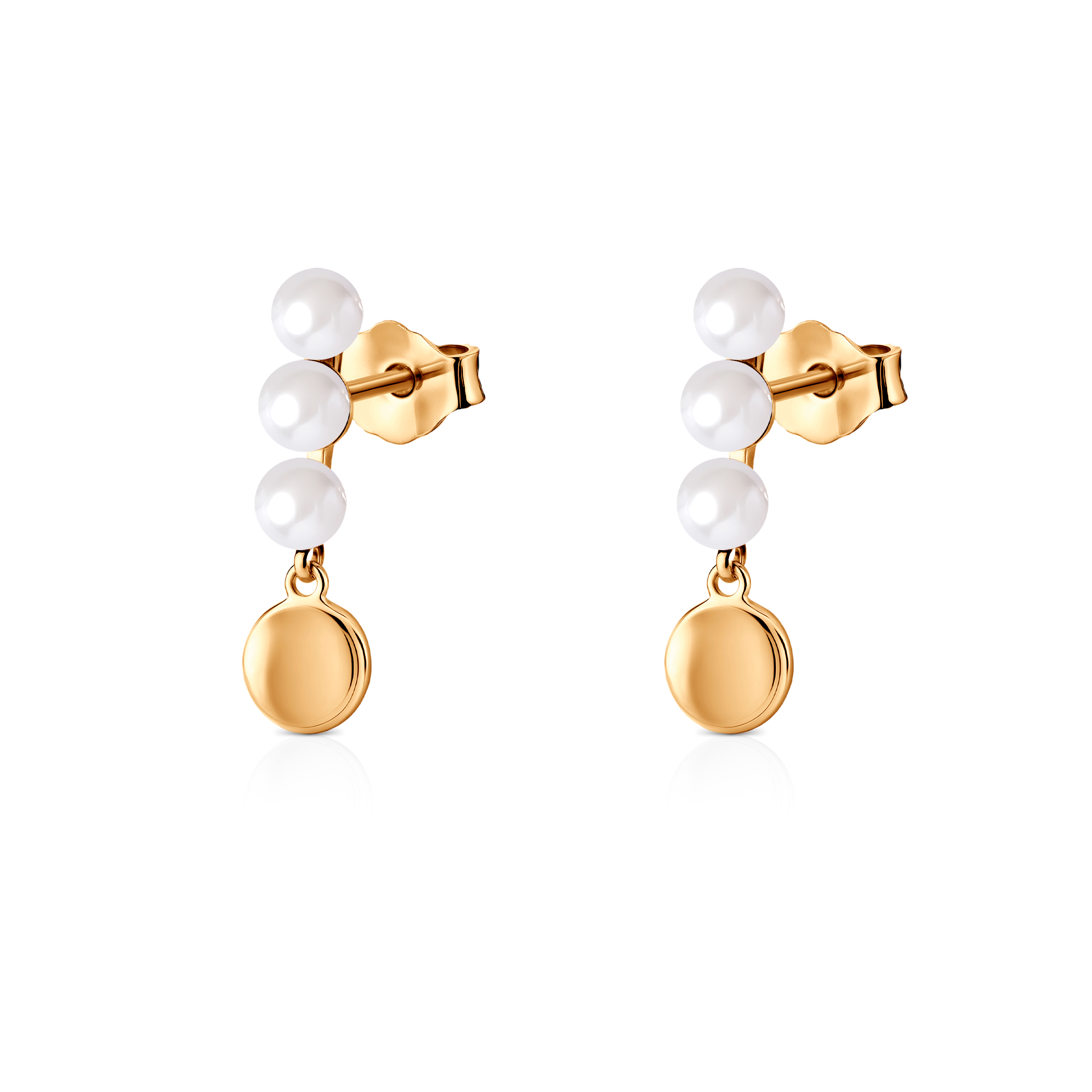 Ohrringe Eterniàle, silbern, Perlen - 4