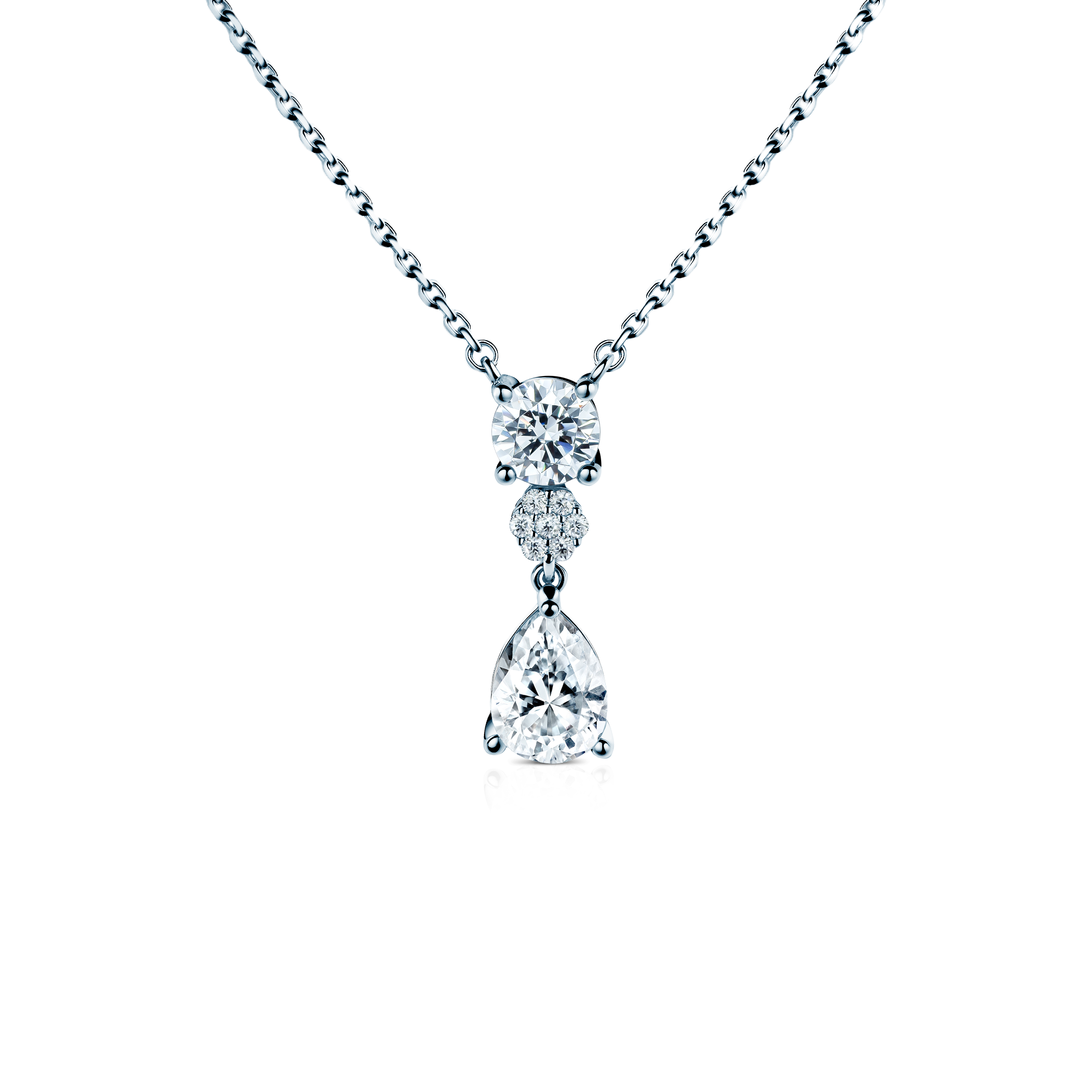 Náhrdelník Eterniàle: striebro, zirkóny