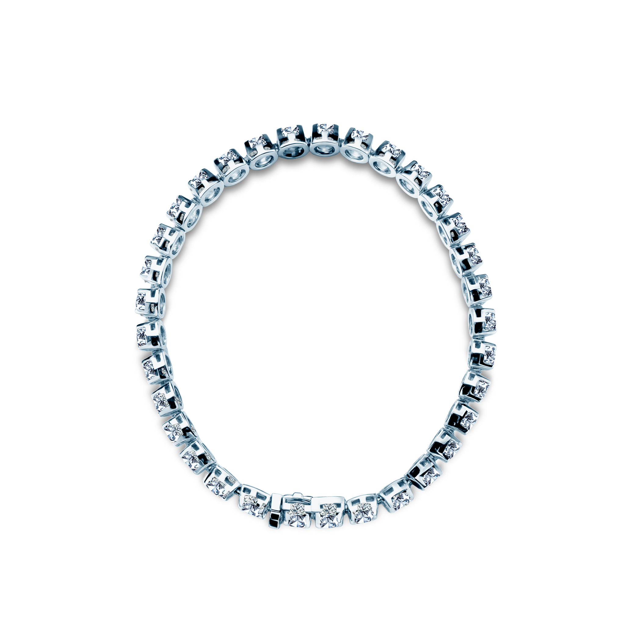 Armband SAVICKI: Weißgold, Labordiamanten