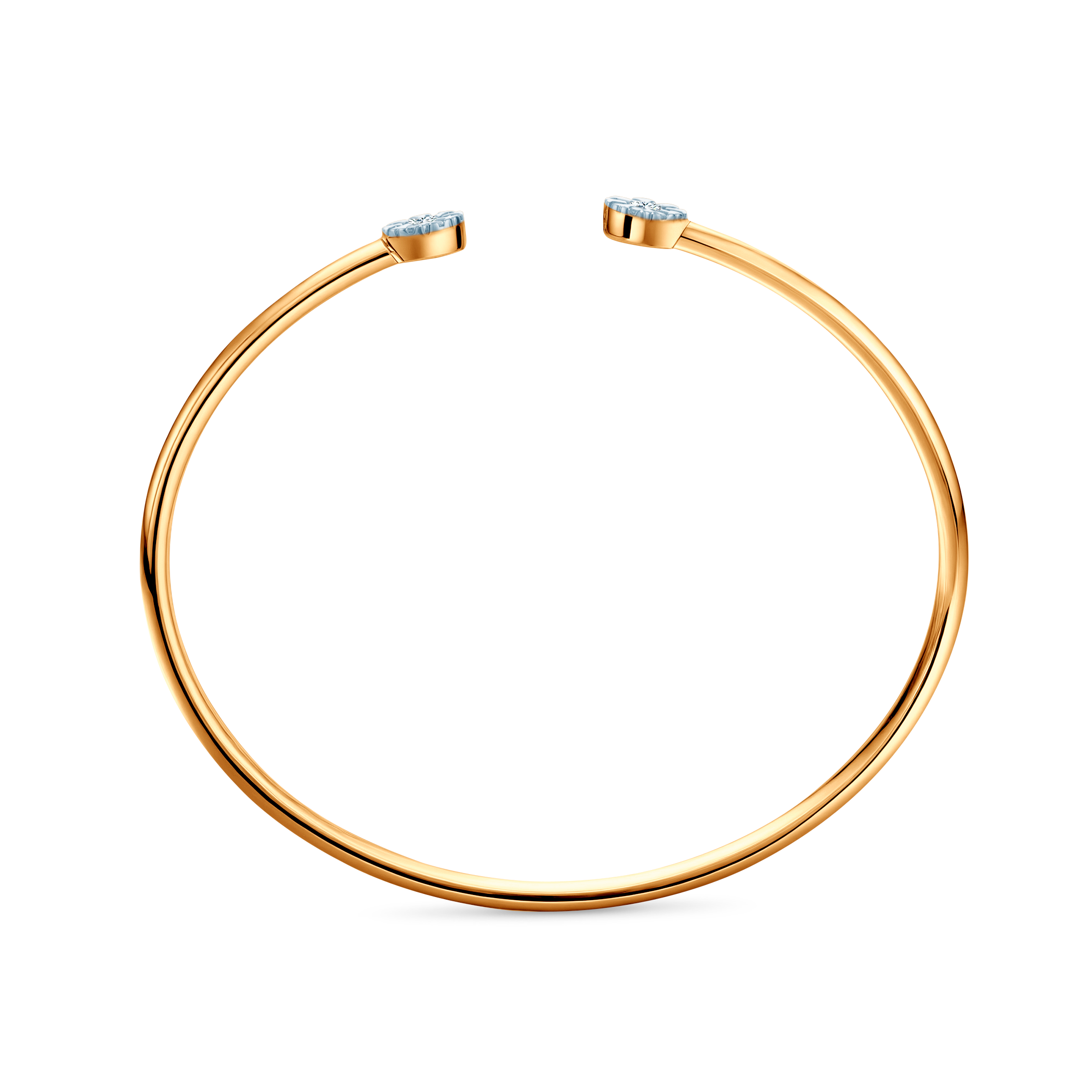 Armband Savicki: zweifarbiges Gold, Diamanten