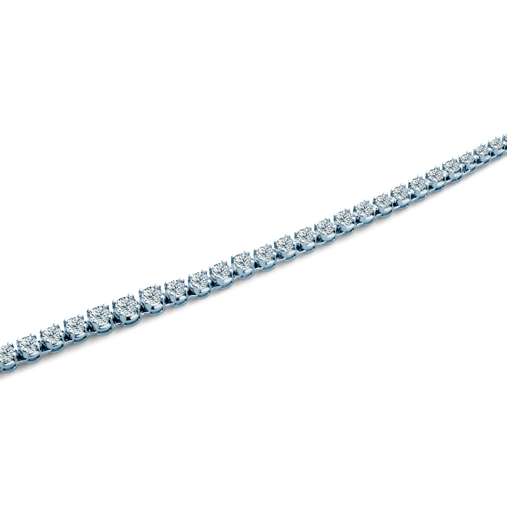 Naszyjnik Savicki: białe złoto, diamenty laboratoryjne - 4