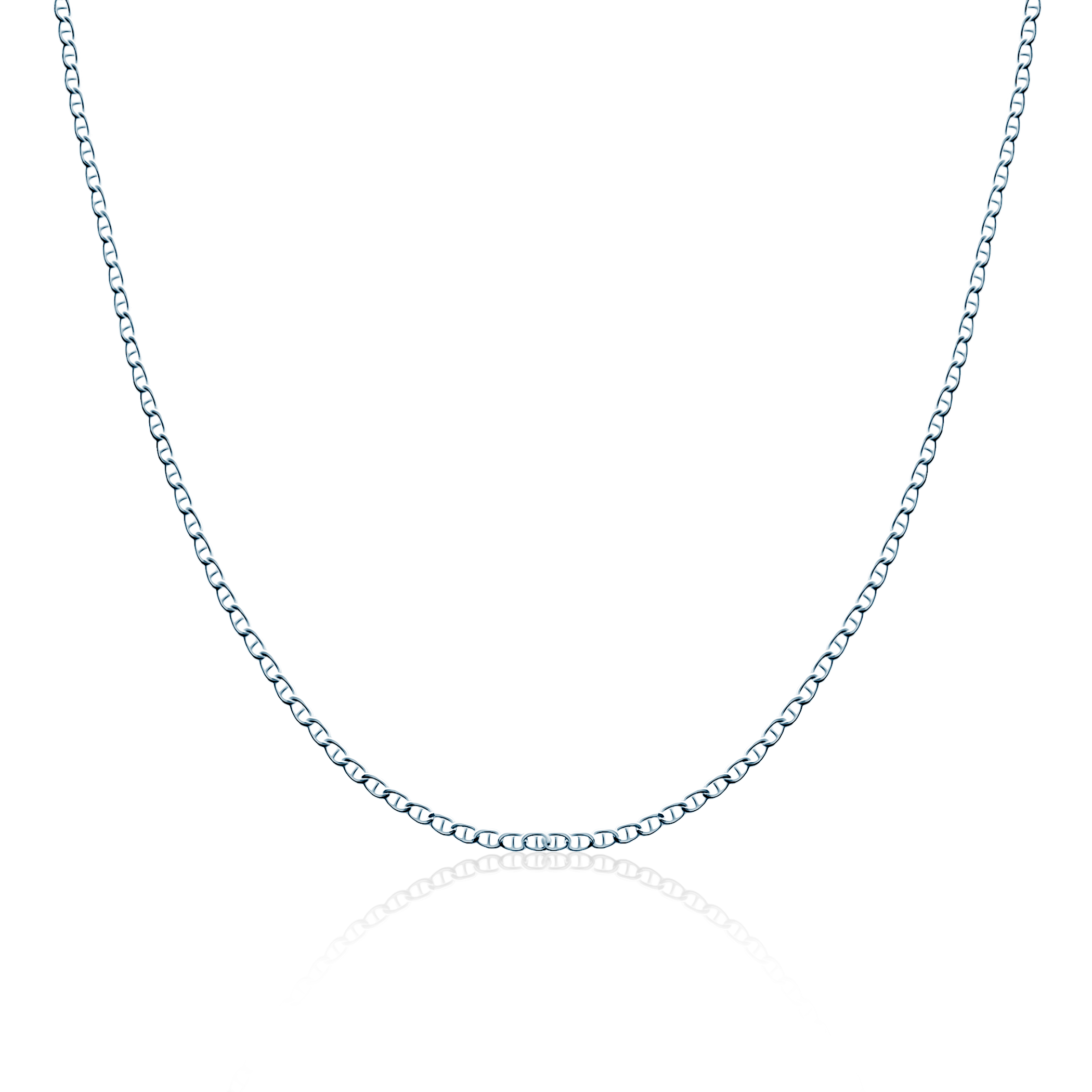 Łańcuszek Savicki 2,85mm: białe złoto 585, gucci