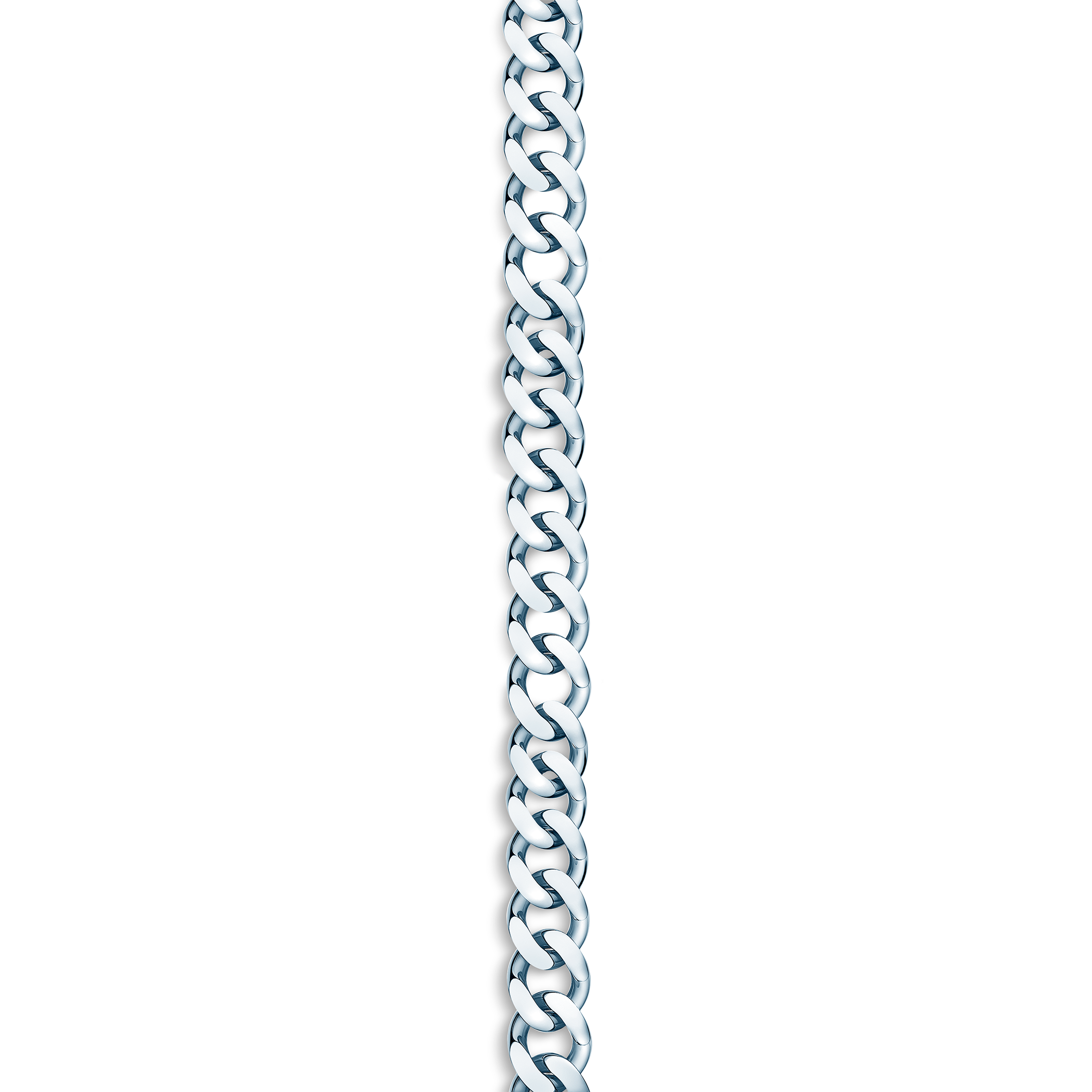 Kette Savicki 3,6 mm: Weißgold 585, Panzerkette - 3