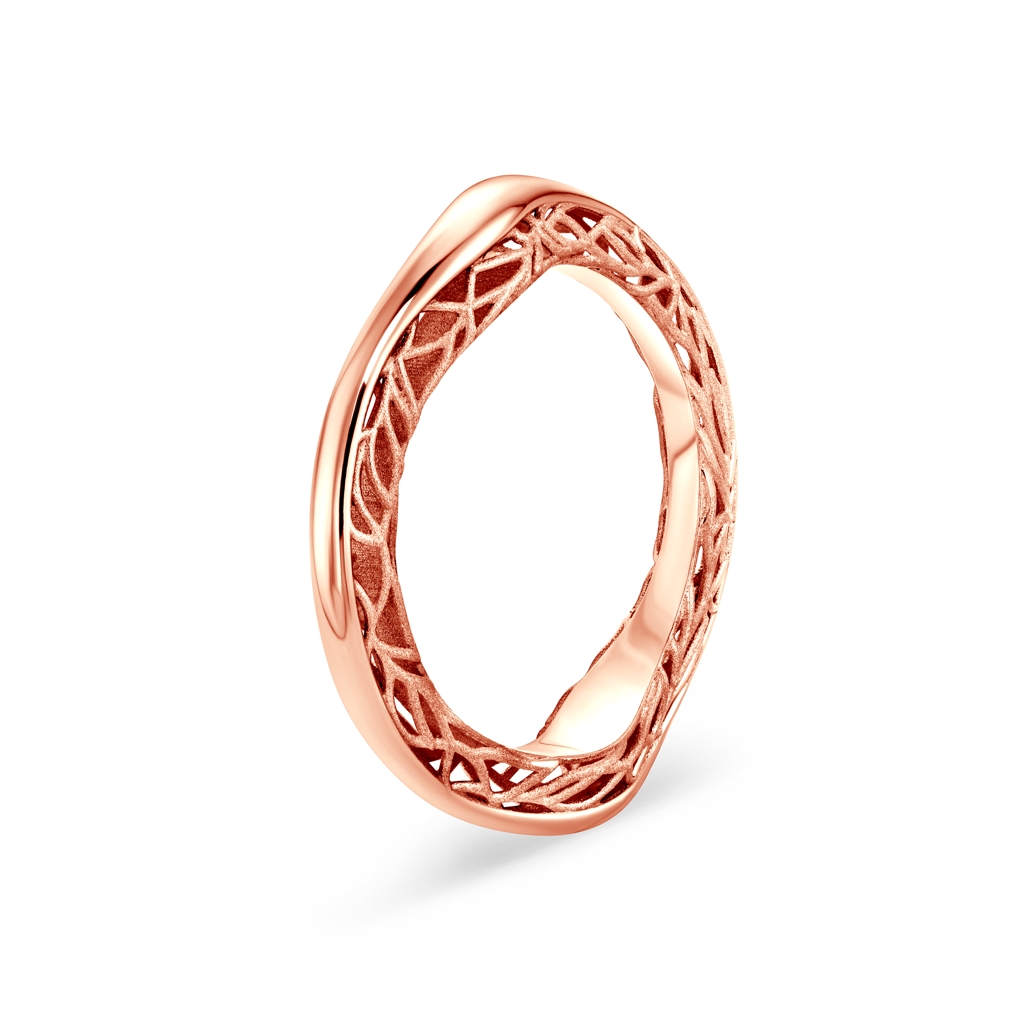 Pierścionek Savicki: różowe złoto - 4