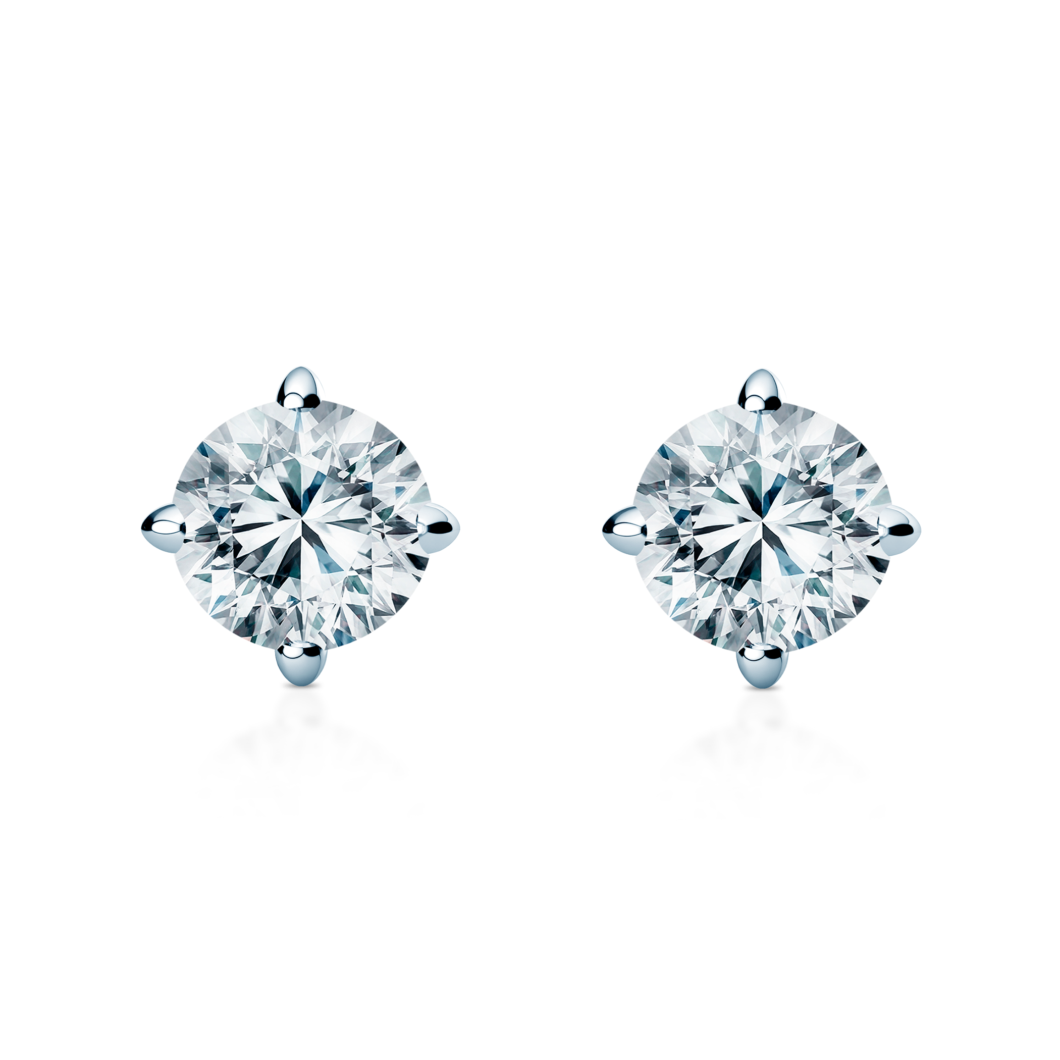 Kolczyki The Light: białe złoto, diamenty laboratoryjne