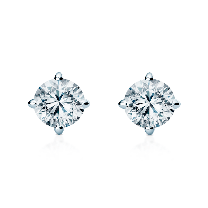 Kolczyki The Light: białe złoto, diamenty laboratoryjne