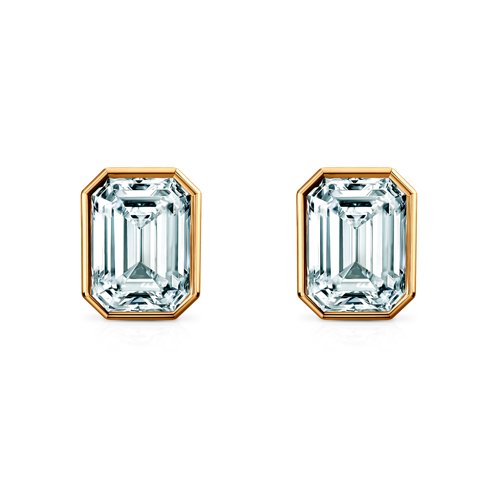 Kolczyki Pure: złoto, diamenty