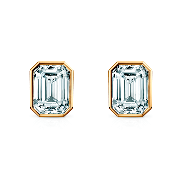 Kolczyki Pure: złoto, diamenty