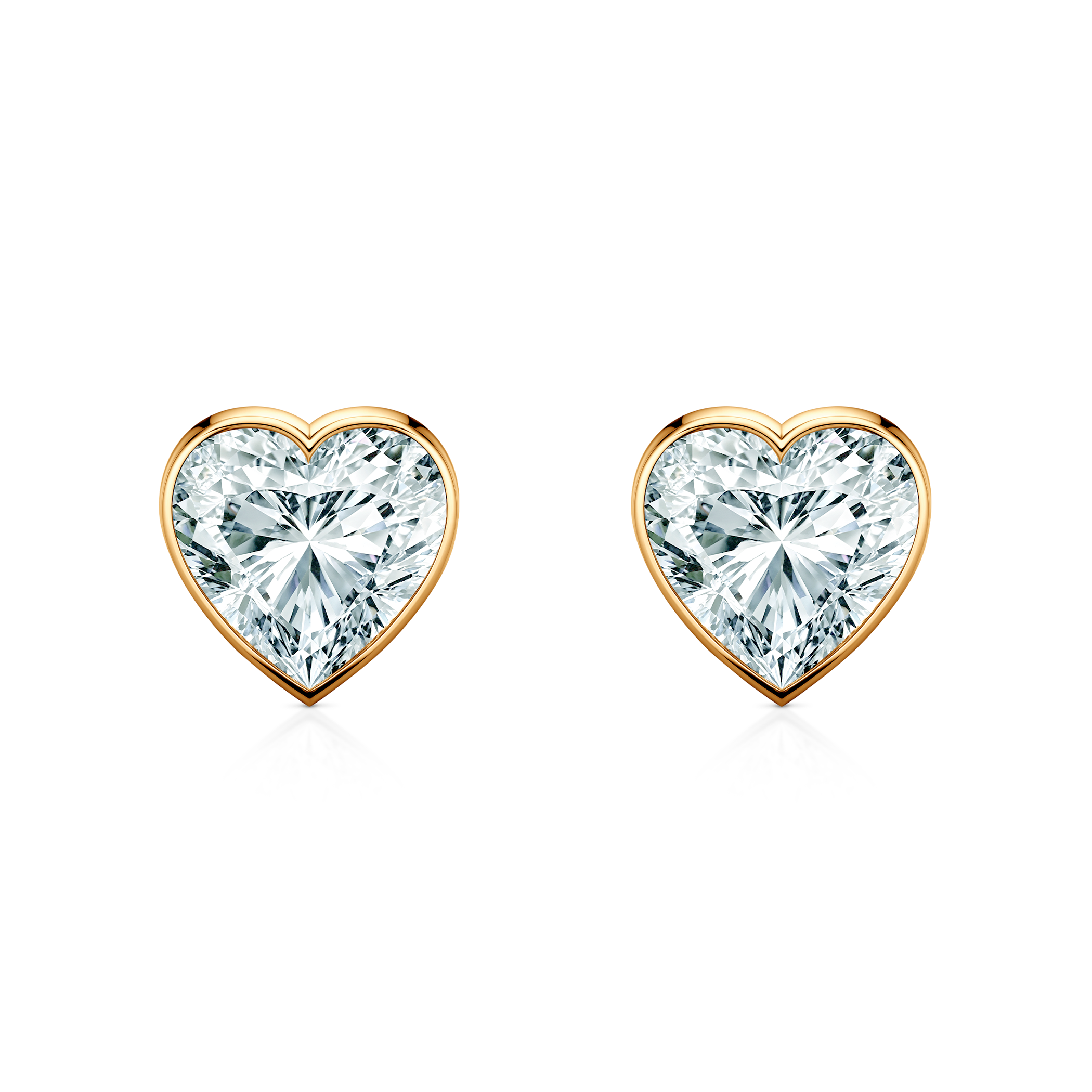 Kolczyki Pure: złoto, diamenty