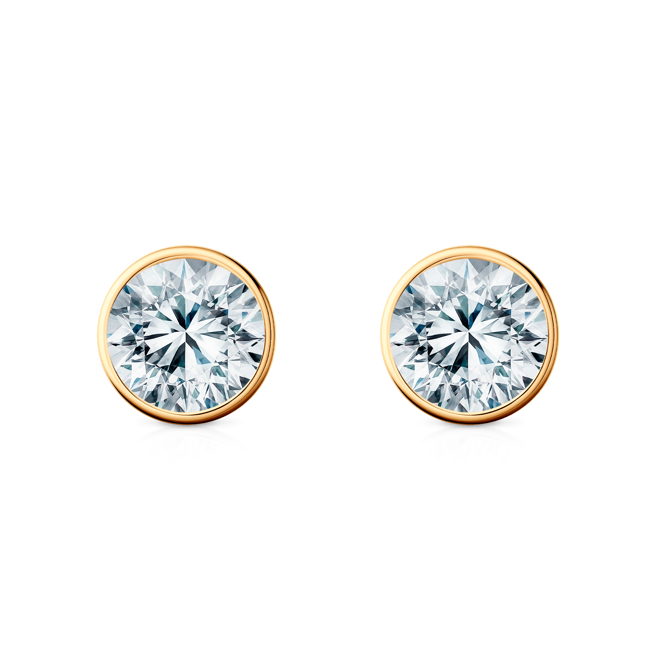 Kolczyki The Journey: złote, diamenty laboratoryjne