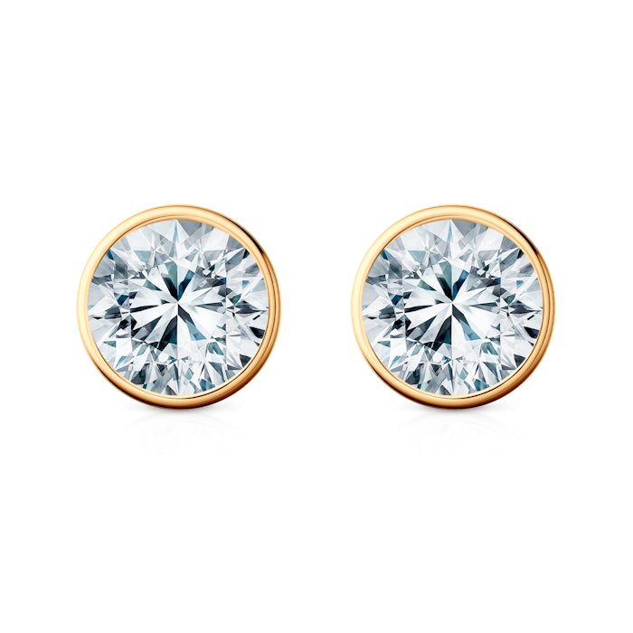 Kolczyki The Journey: złote, diamenty laboratoryjne