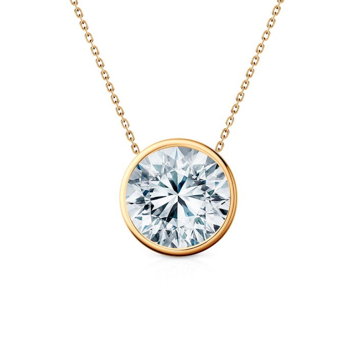 Naszyjnik The Journey: złota, diament