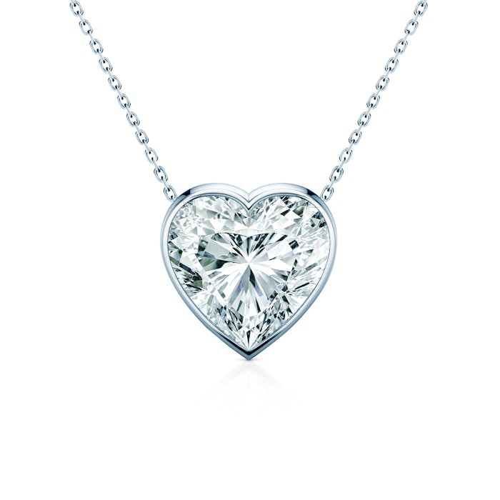 Naszyjnik Pure: białe złoto, diament