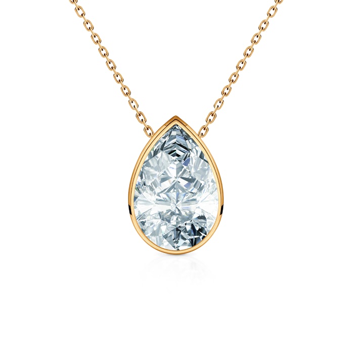 Naszyjnik Pure: złoty, diament