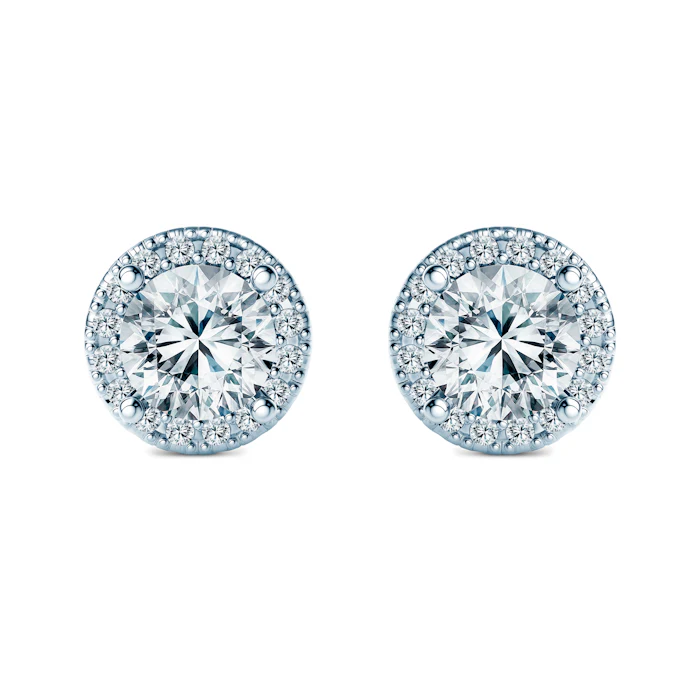 Kolczyki This is Love: białe złoto, diamenty laboratoryjne