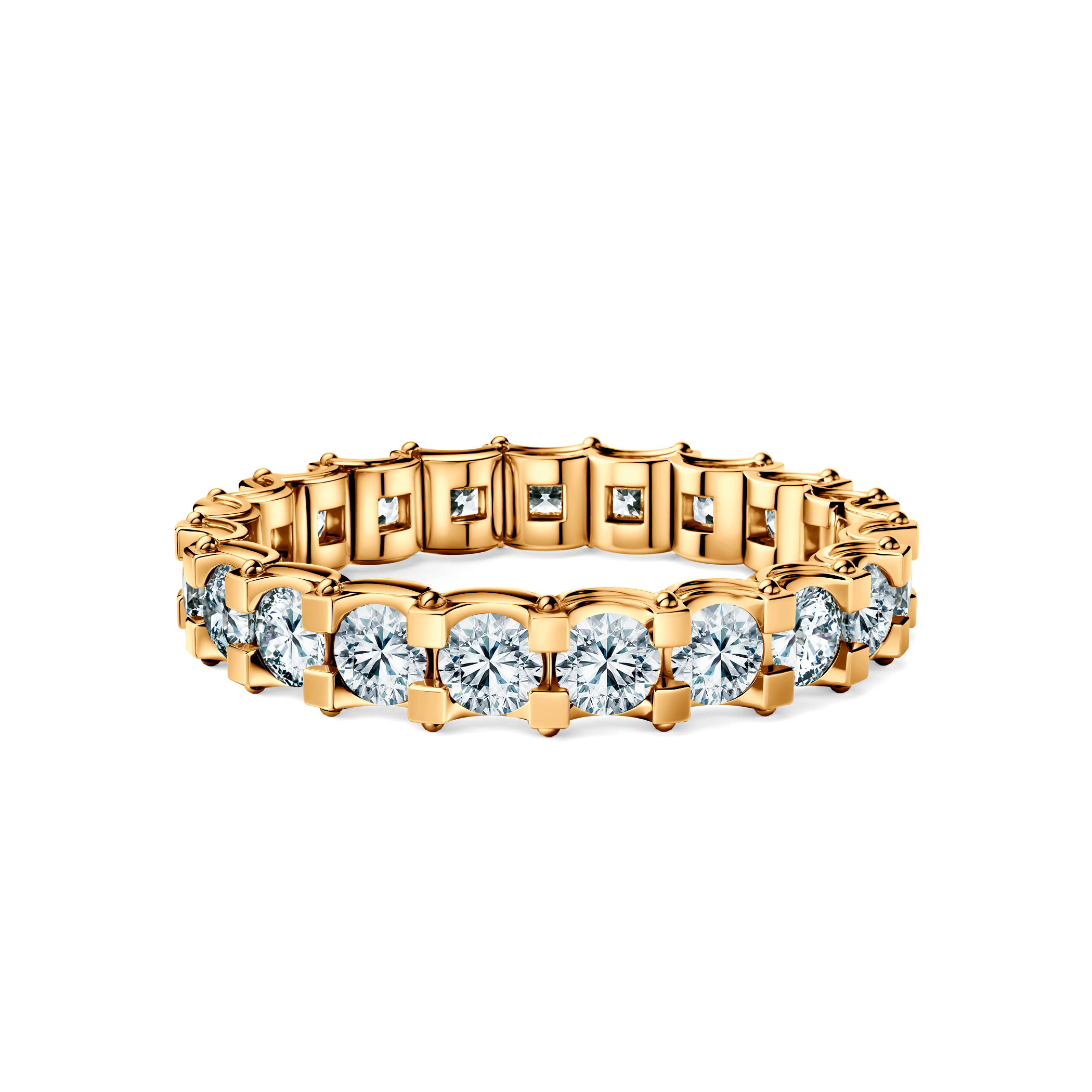 Pierścionek zaręczynowy Savicki: złoto, diamenty laboratoryjne