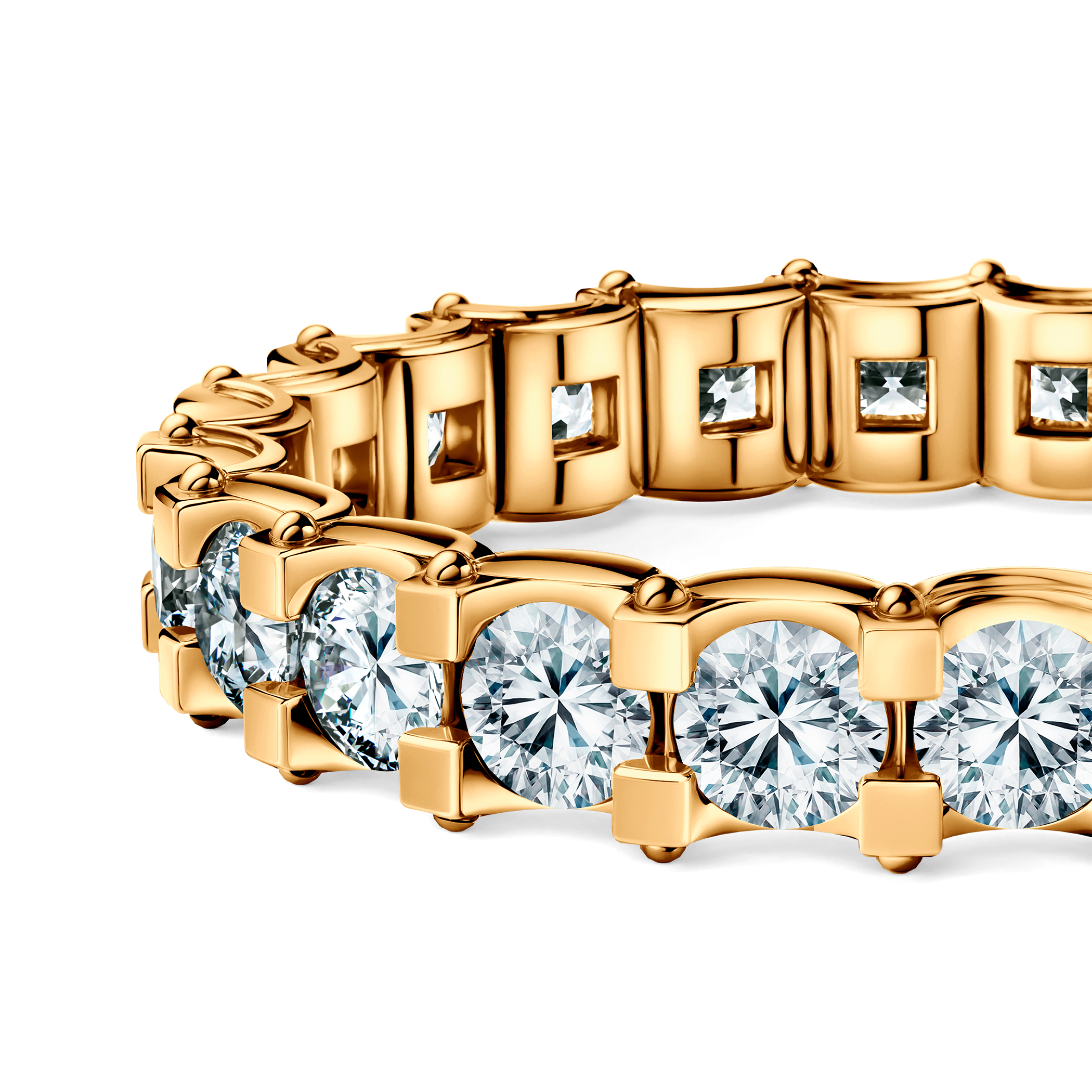 Pierścionek Savicki: złoto, diamenty laboratoryjne